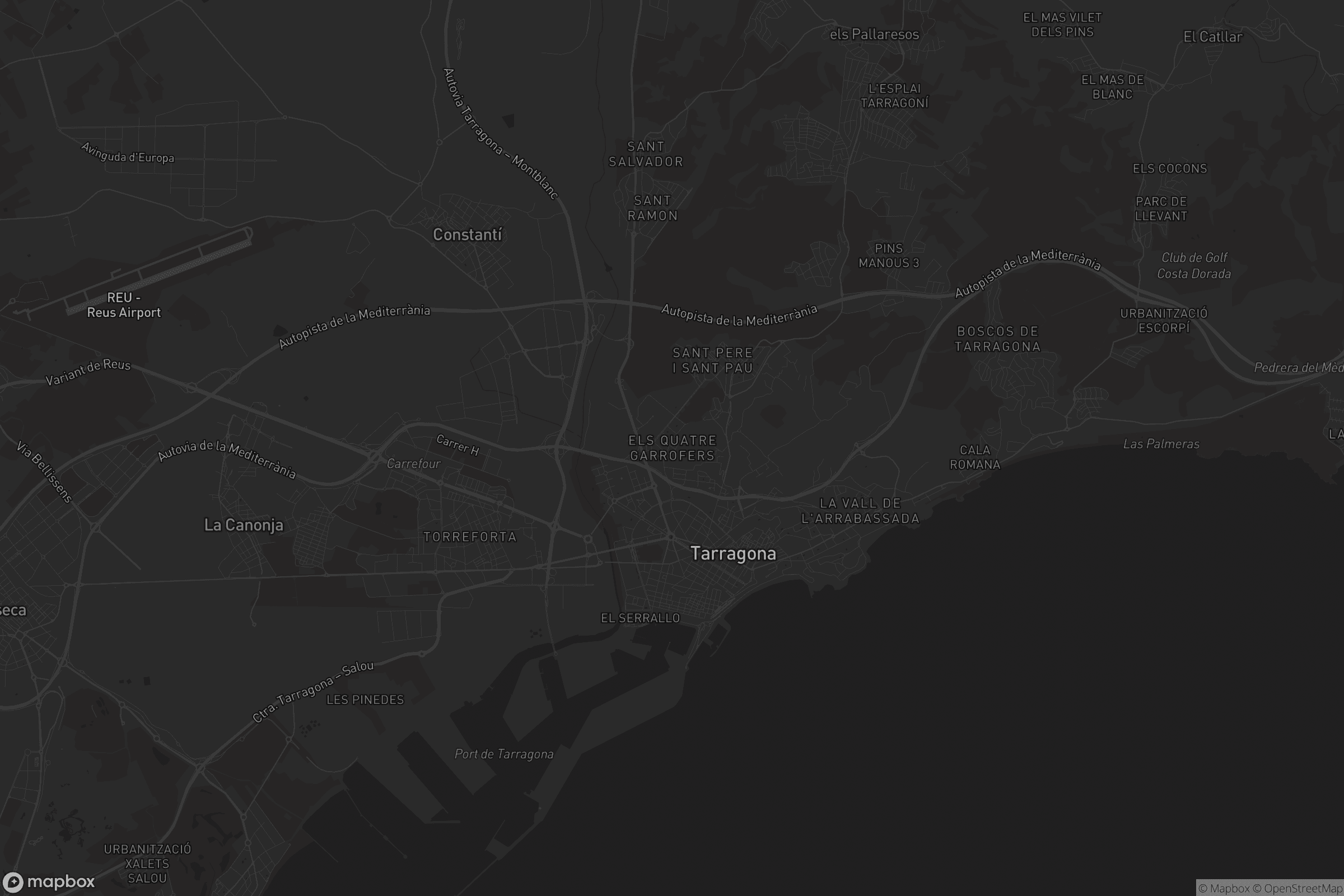 Mapa de els Quatre Garrofers