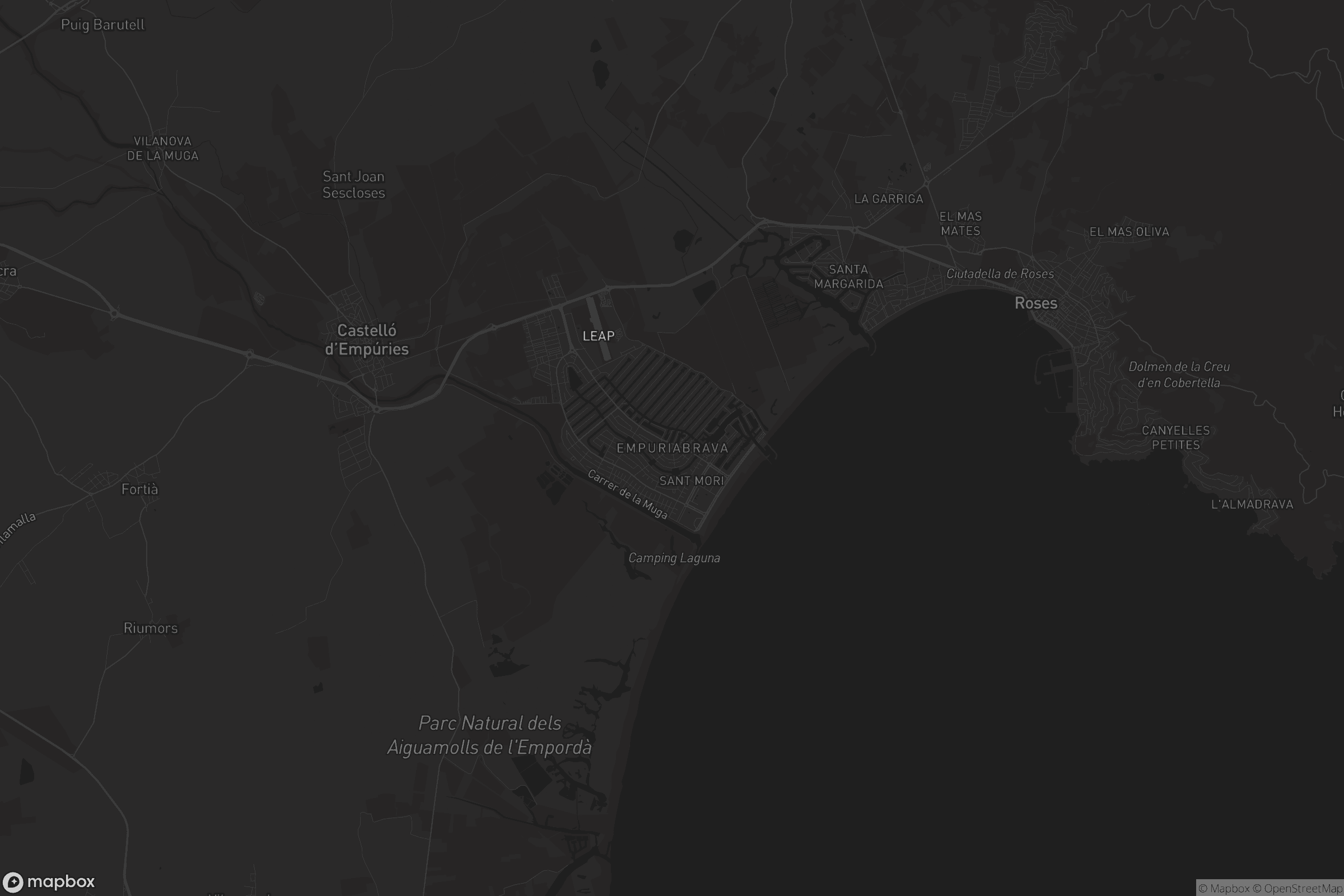 Mapa de Empuriabrava