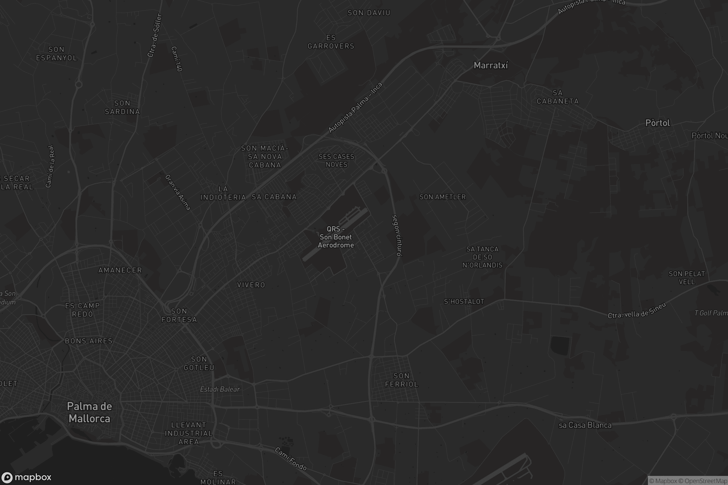 Mapa de es Pla de na Tesa