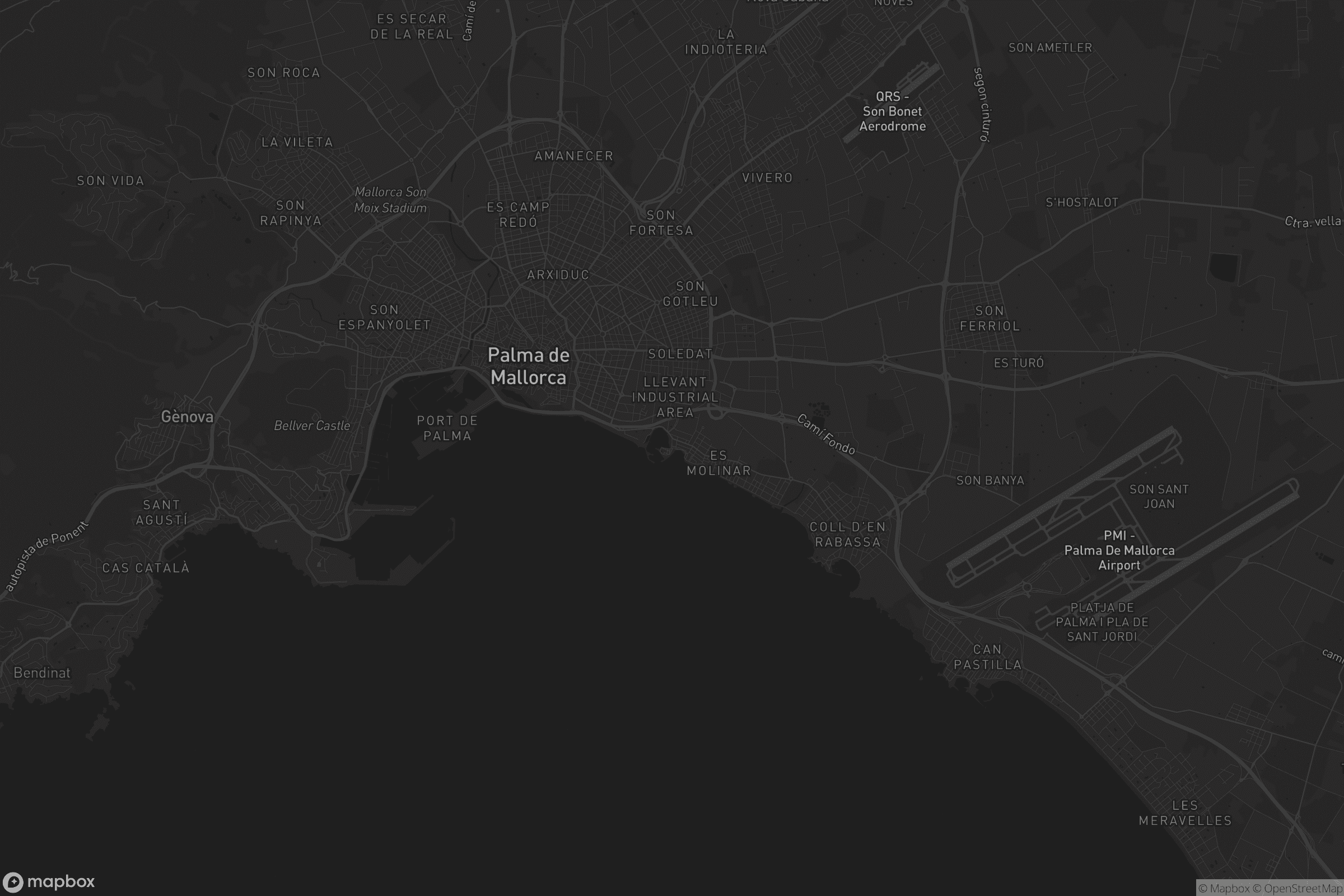 Mapa de Es Portitxol