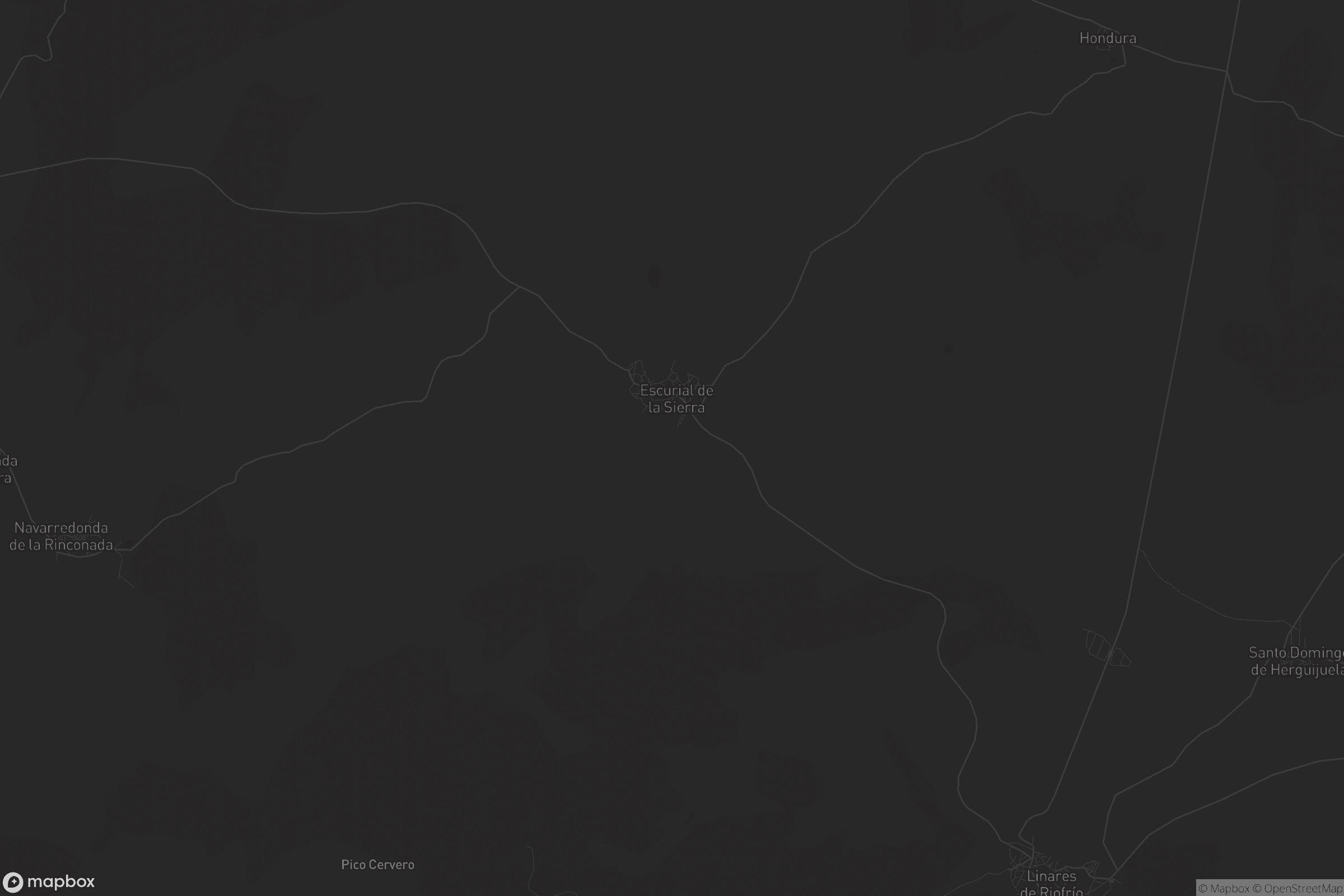 Mapa de Escurial de la Sierra