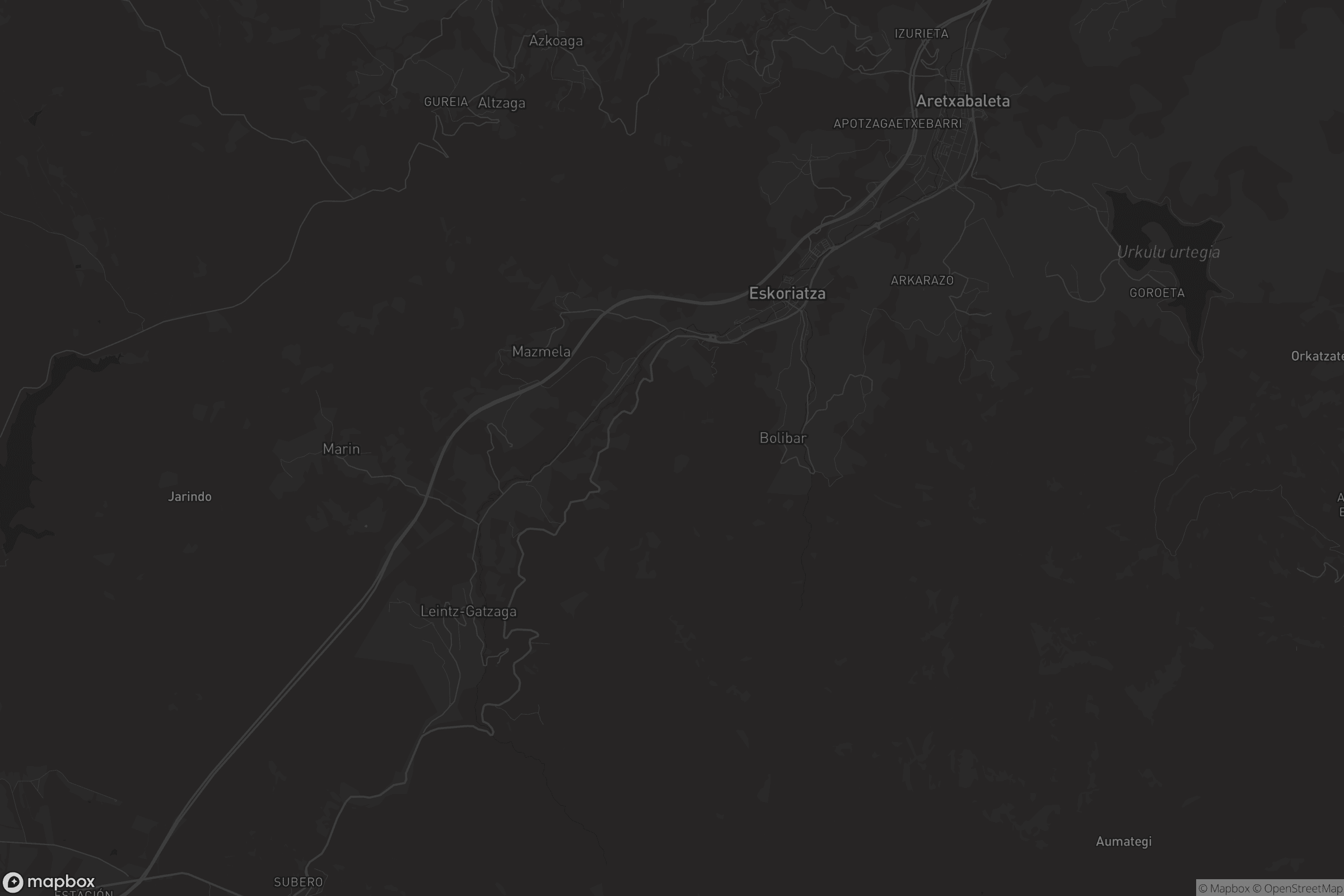 Mapa de Eskoriatza