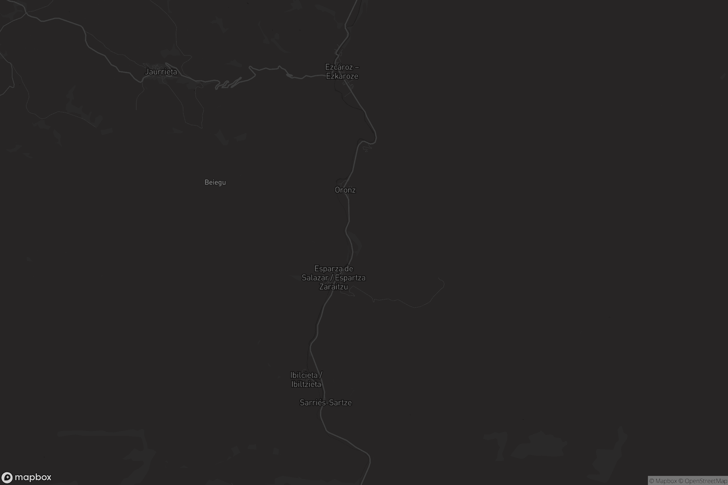 Mapa de Esparza de Salazar / Espartza Zaraitzu