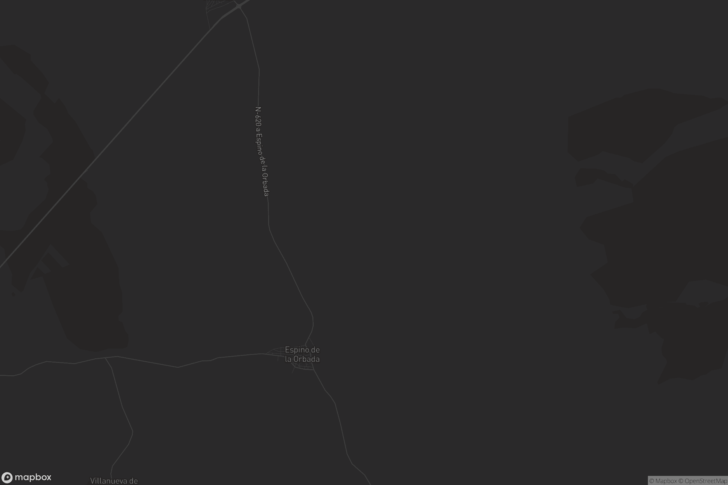 Mapa de Espino de la Orbada