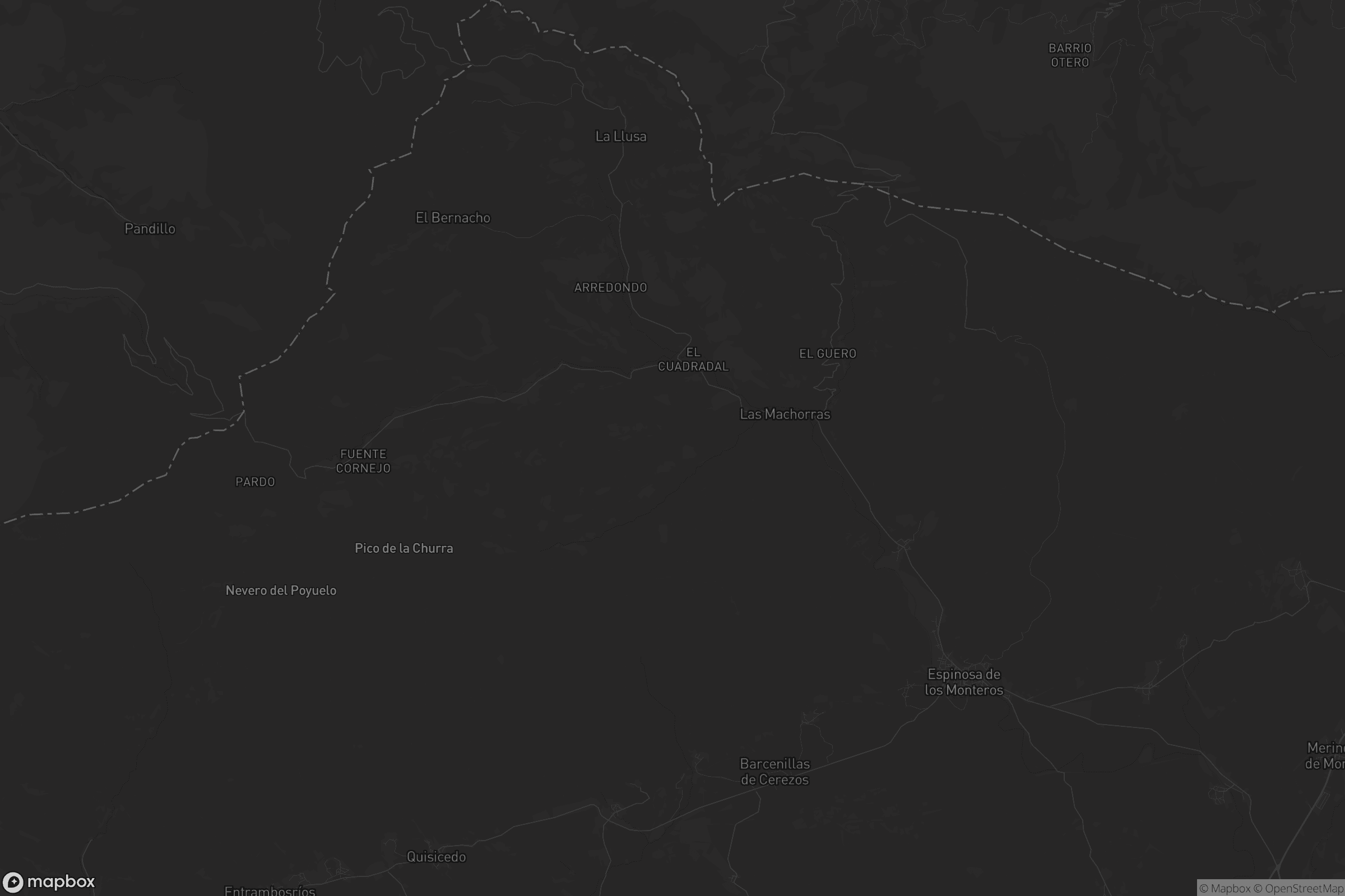 Mapa de Espinosa de los Monteros