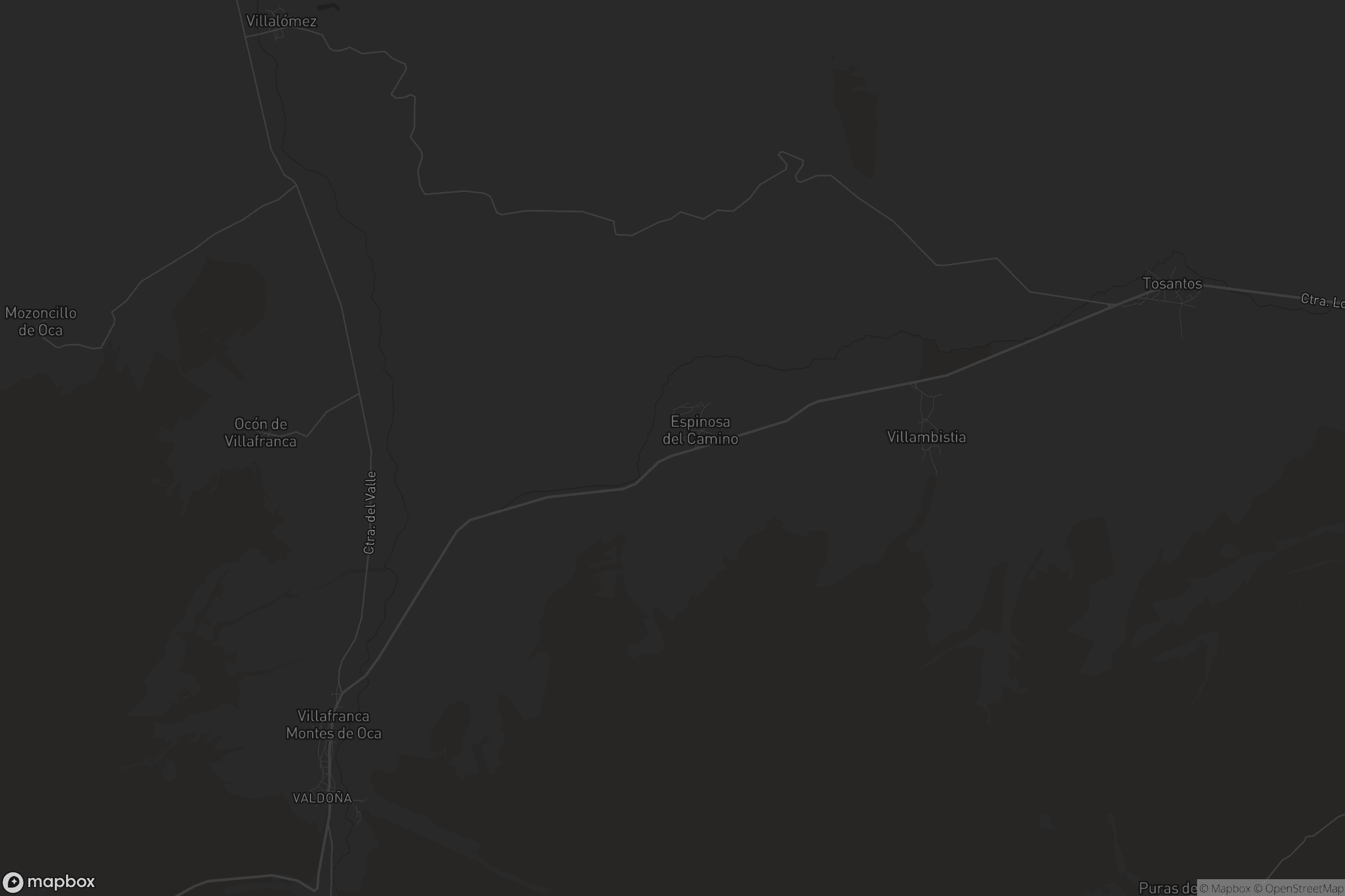 Mapa de Espinosa del Camino