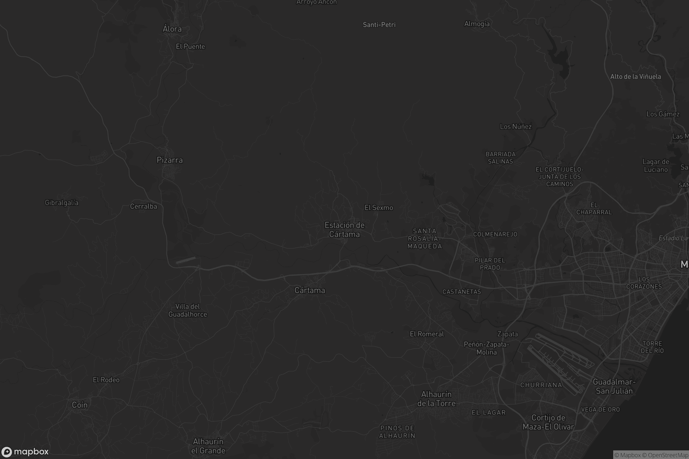 Mapa de Estación de Cártama