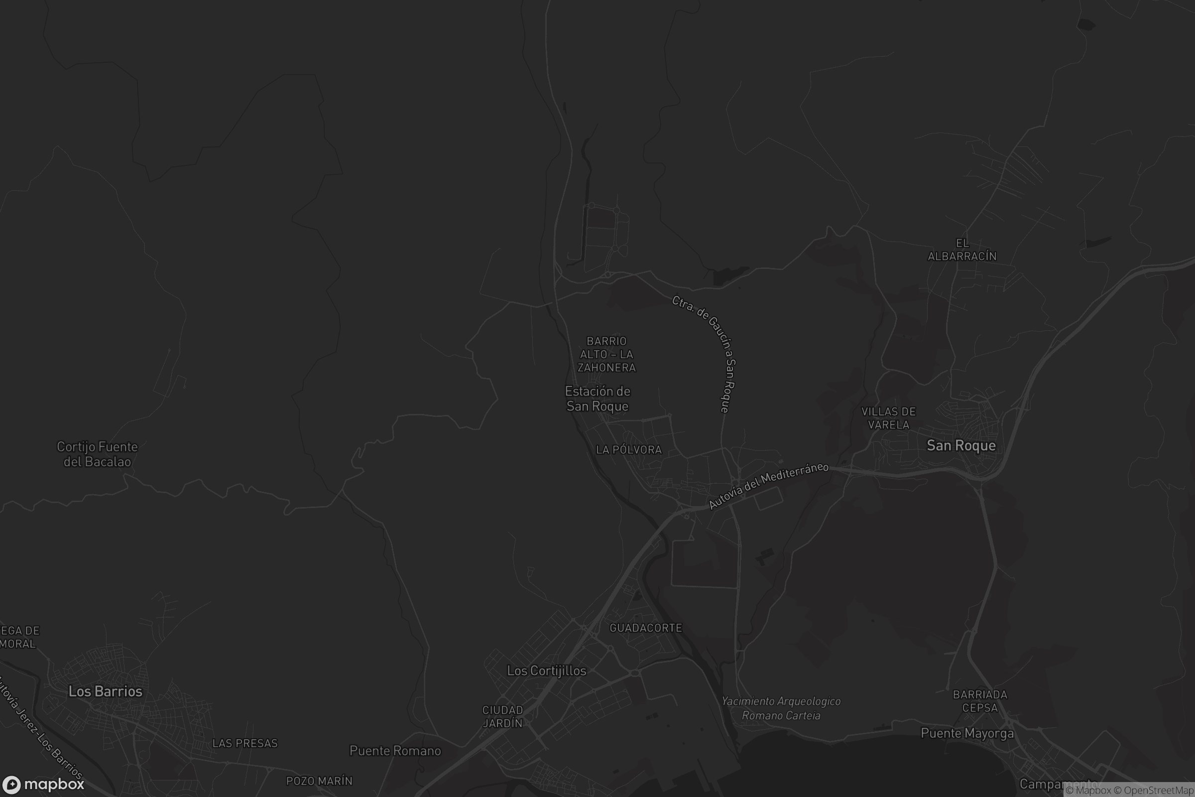 Mapa de Estación de San Roque