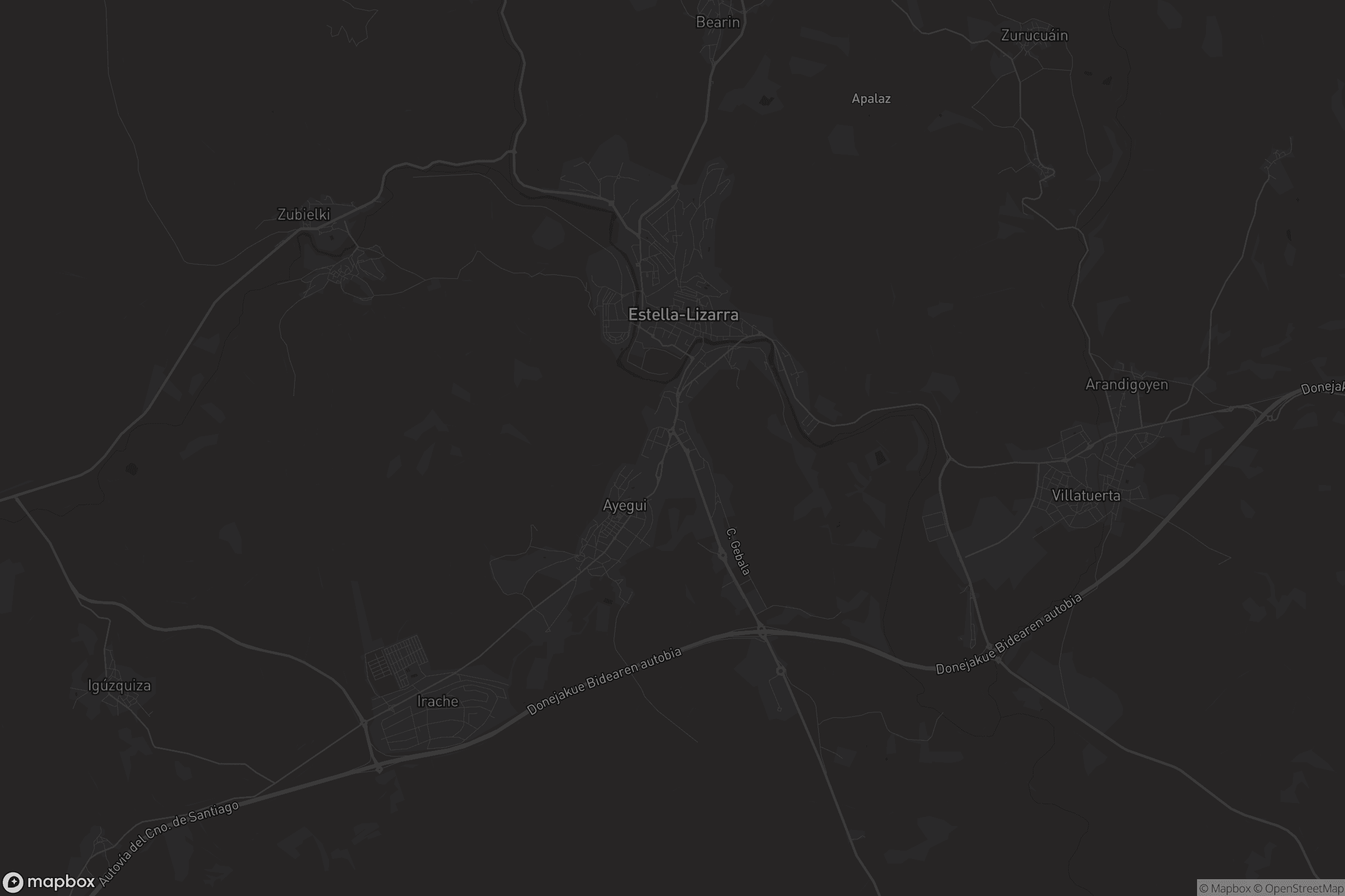 Mapa de Estella-Lizarra