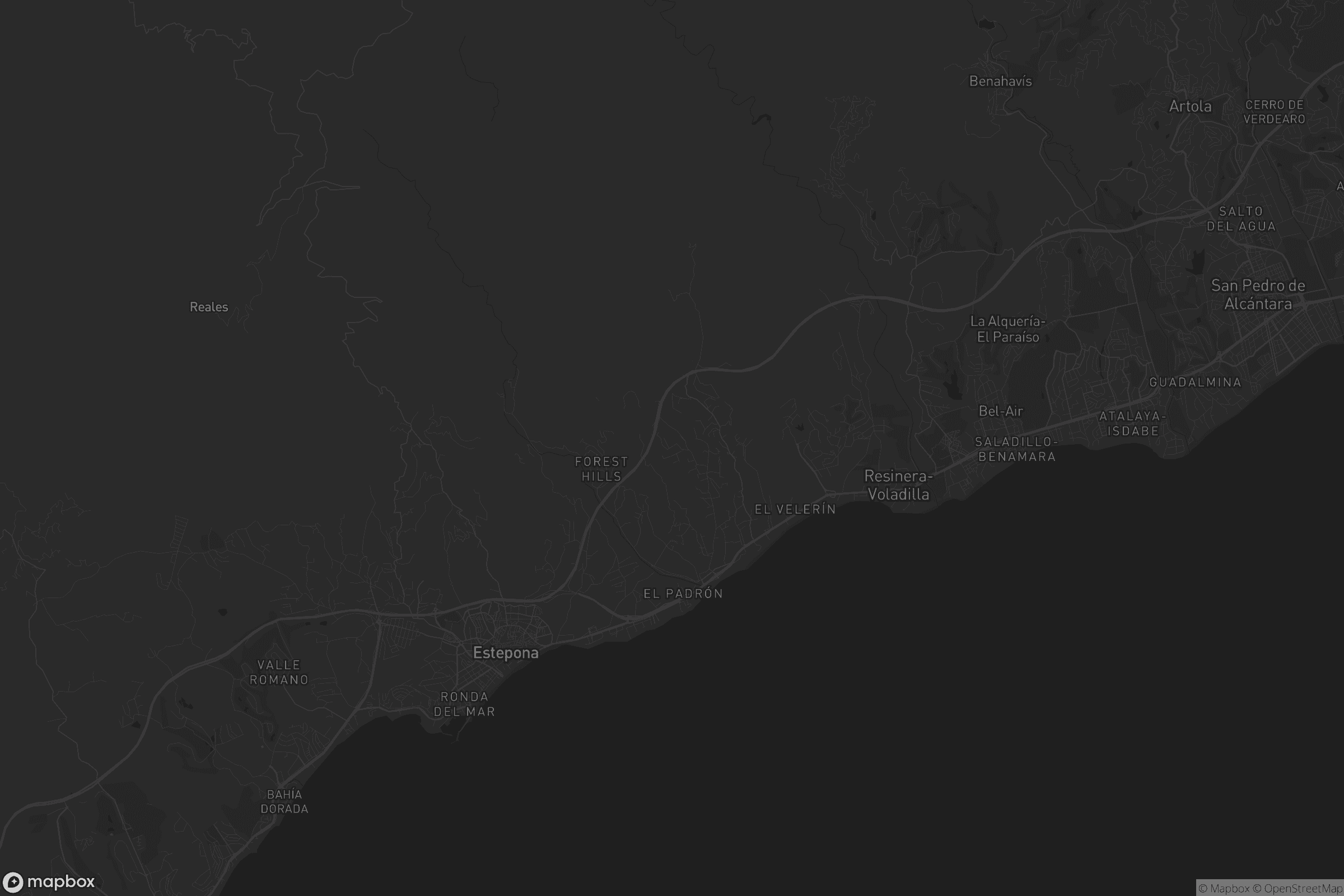 Mapa de Estepona