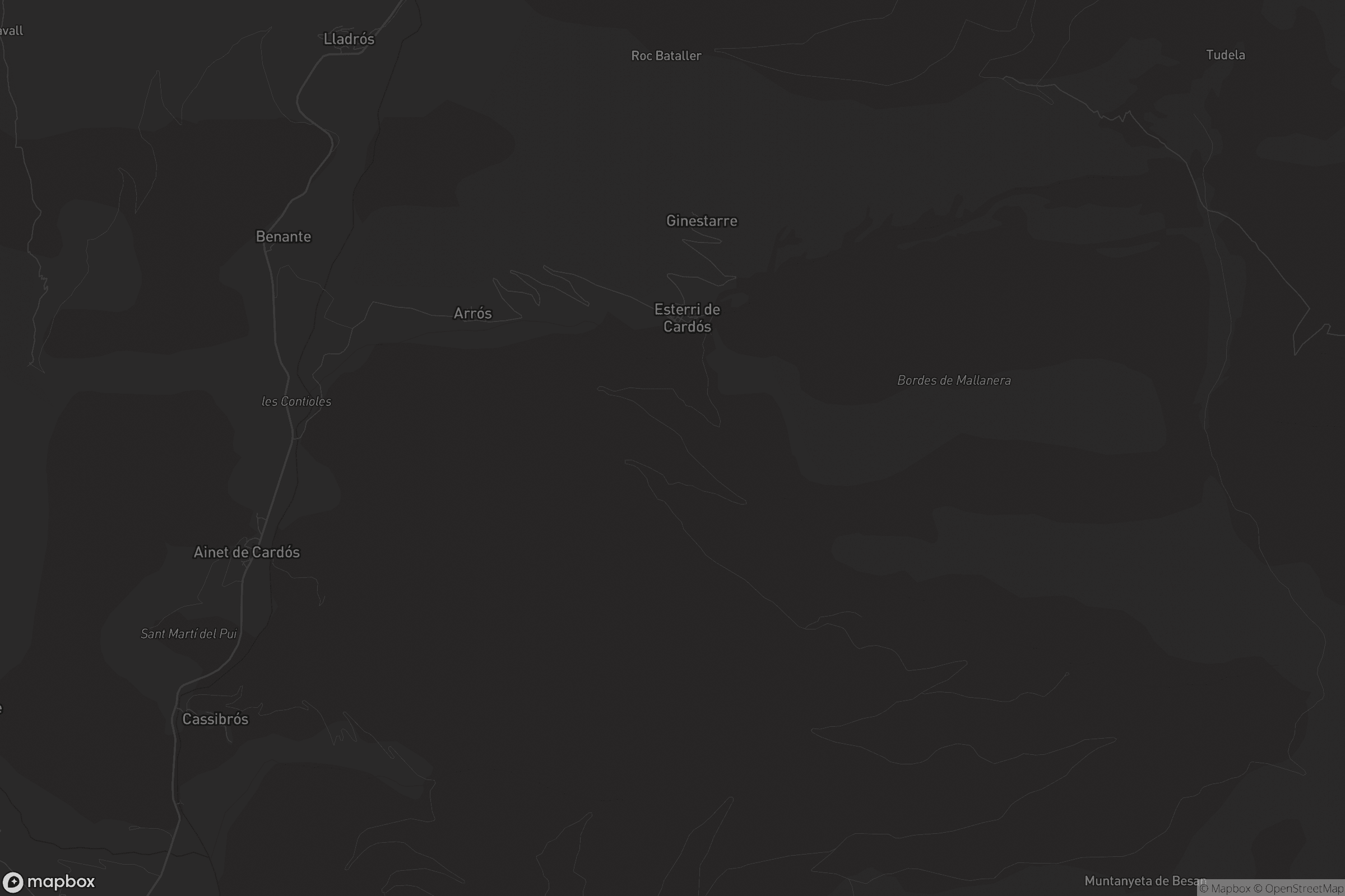 Mapa de Esterri de Cardós