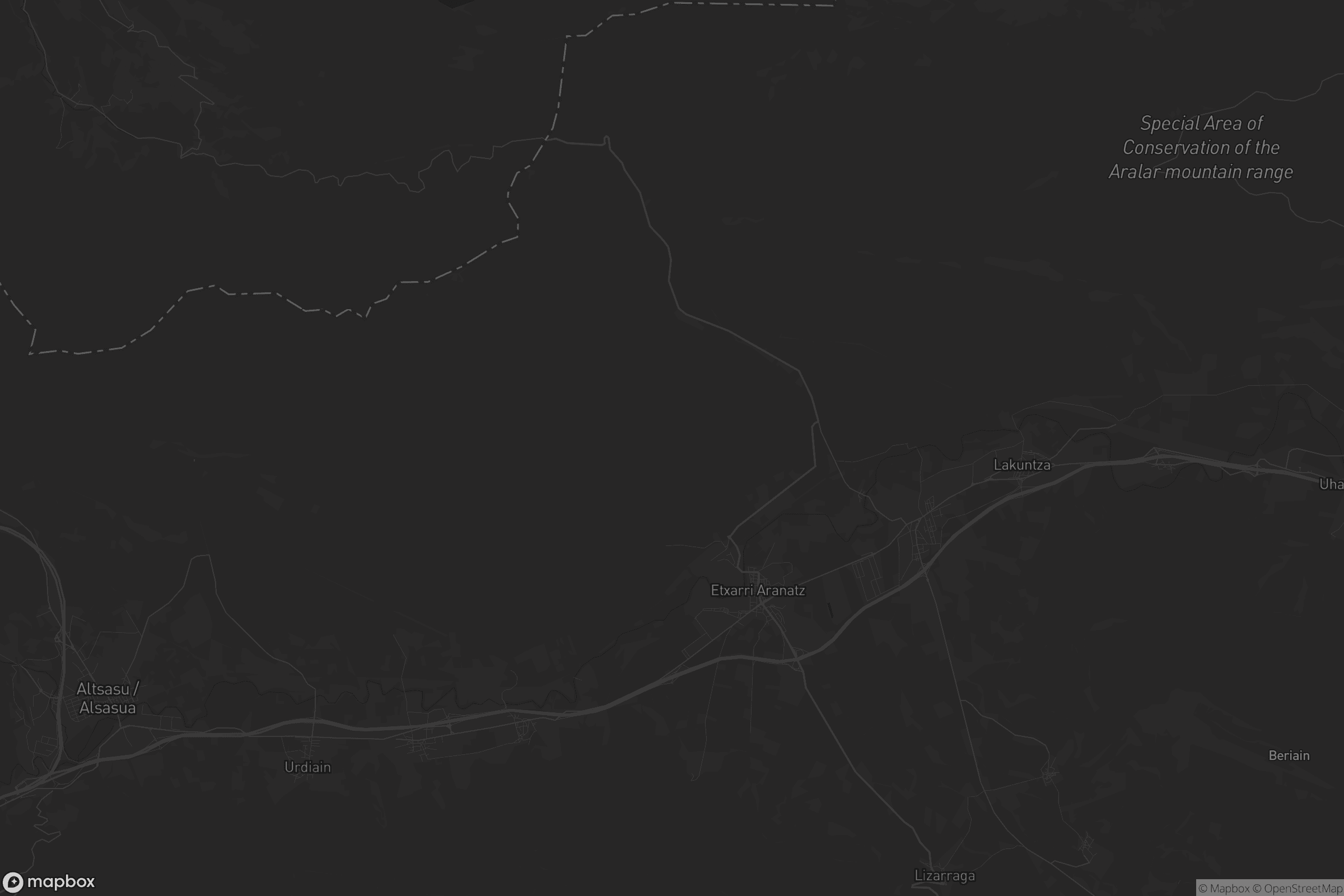 Mapa de Etxarri Aranatz