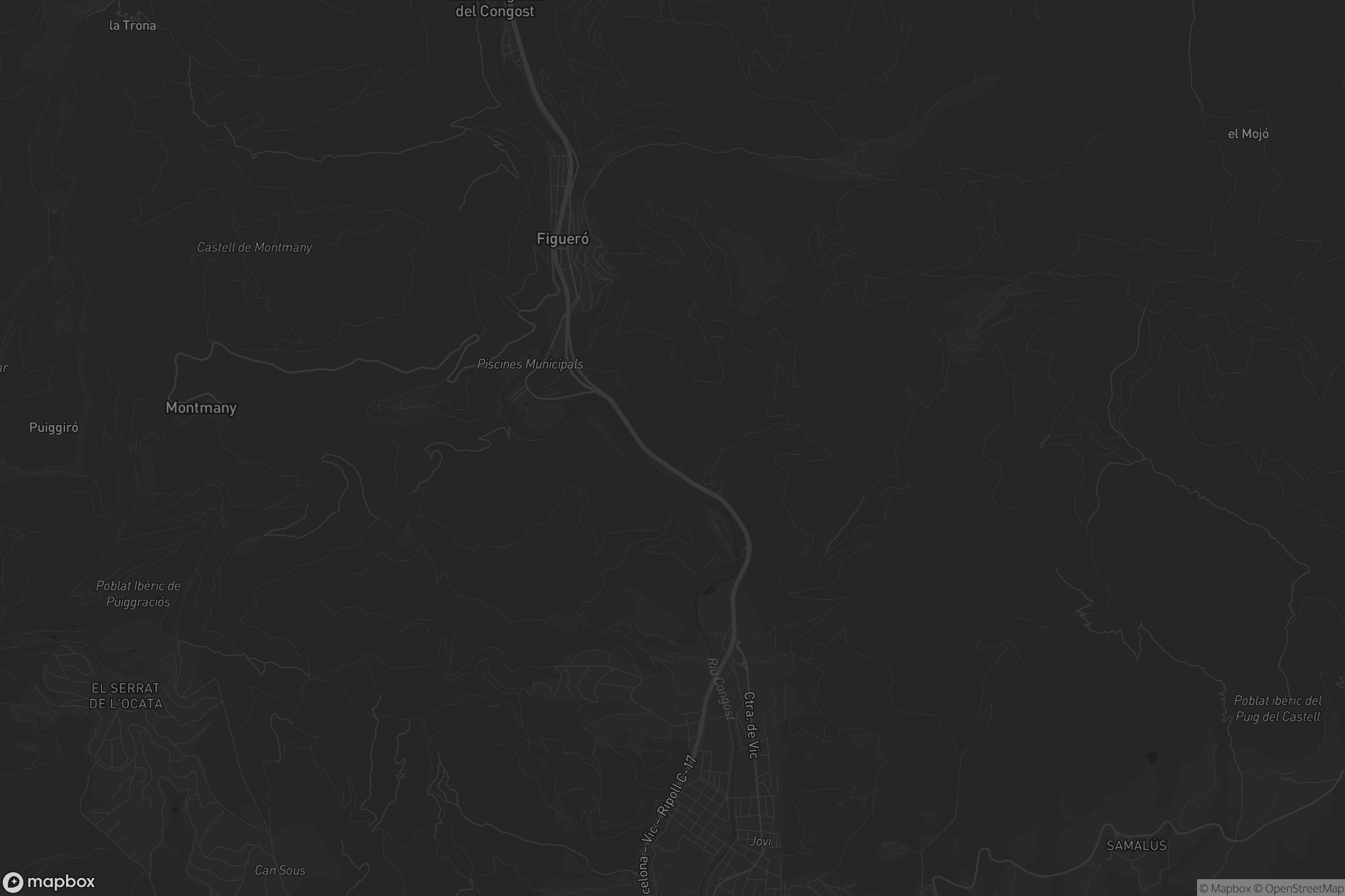 Mapa de Figaró-Montmany