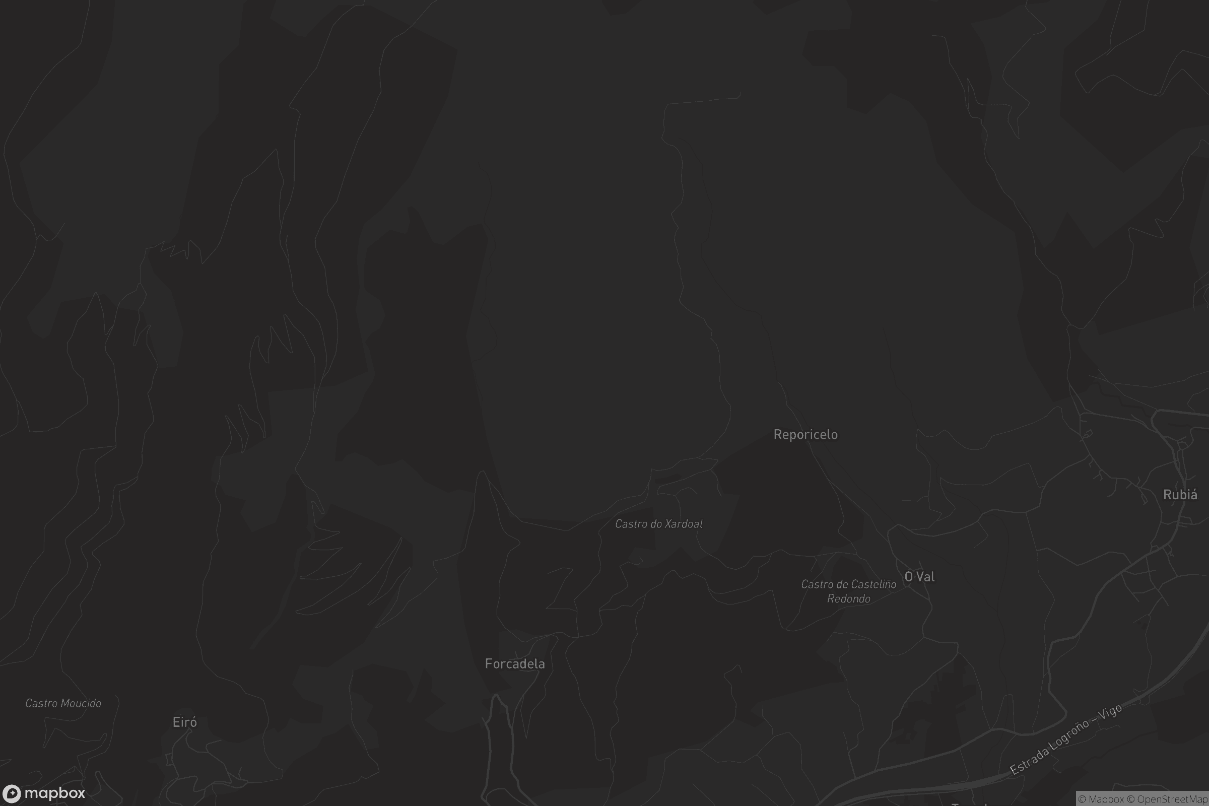 Mapa de Forcadela e Nogaledo