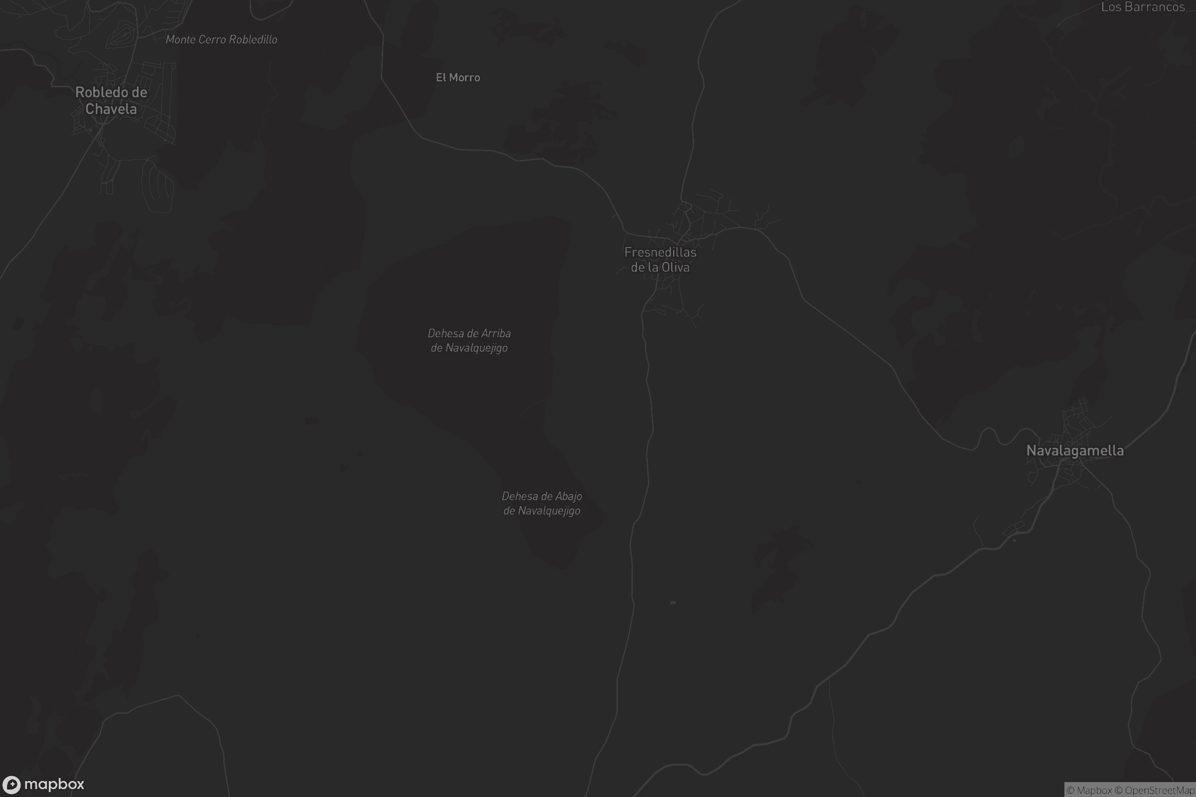 Mapa de Fresnedillas de la Oliva