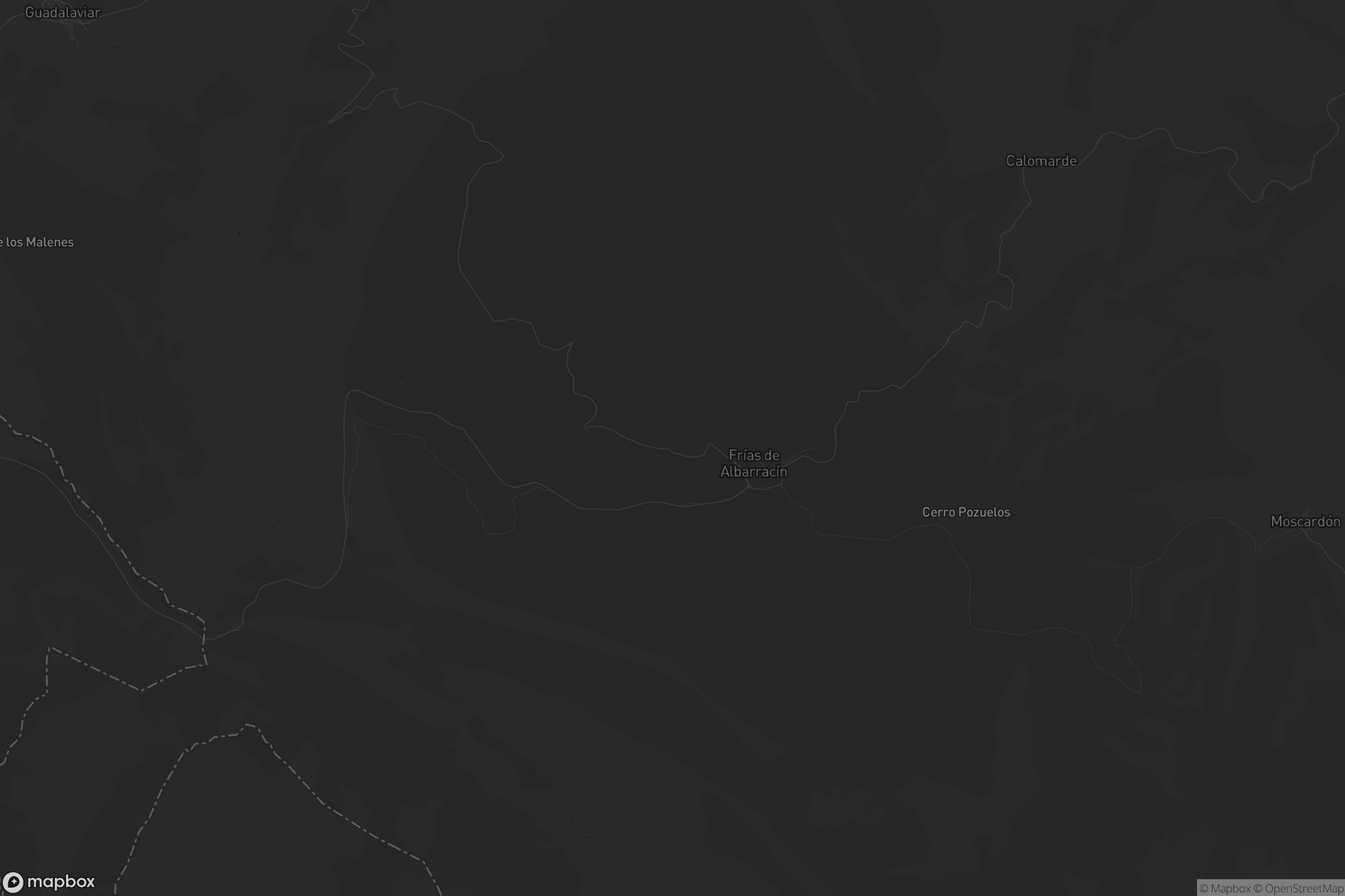 Mapa de Frías de Albarracín