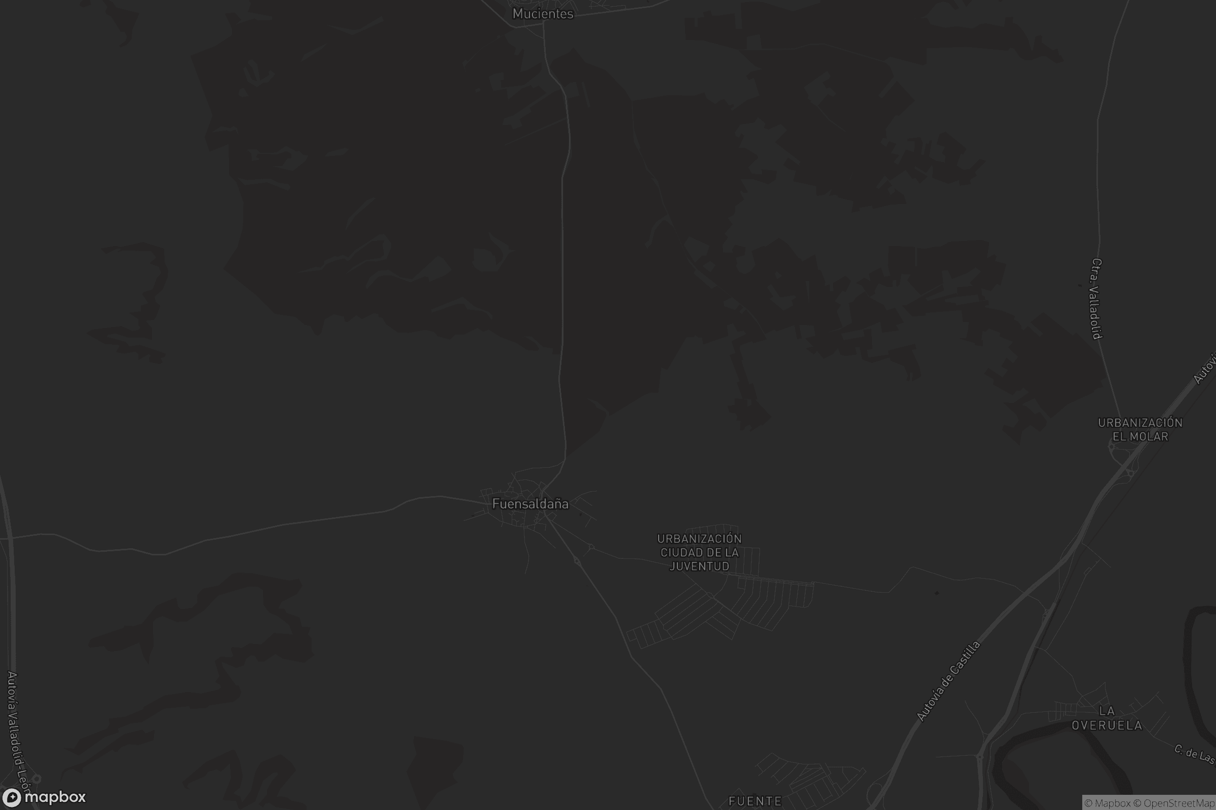 Mapa de Fuensaldaña