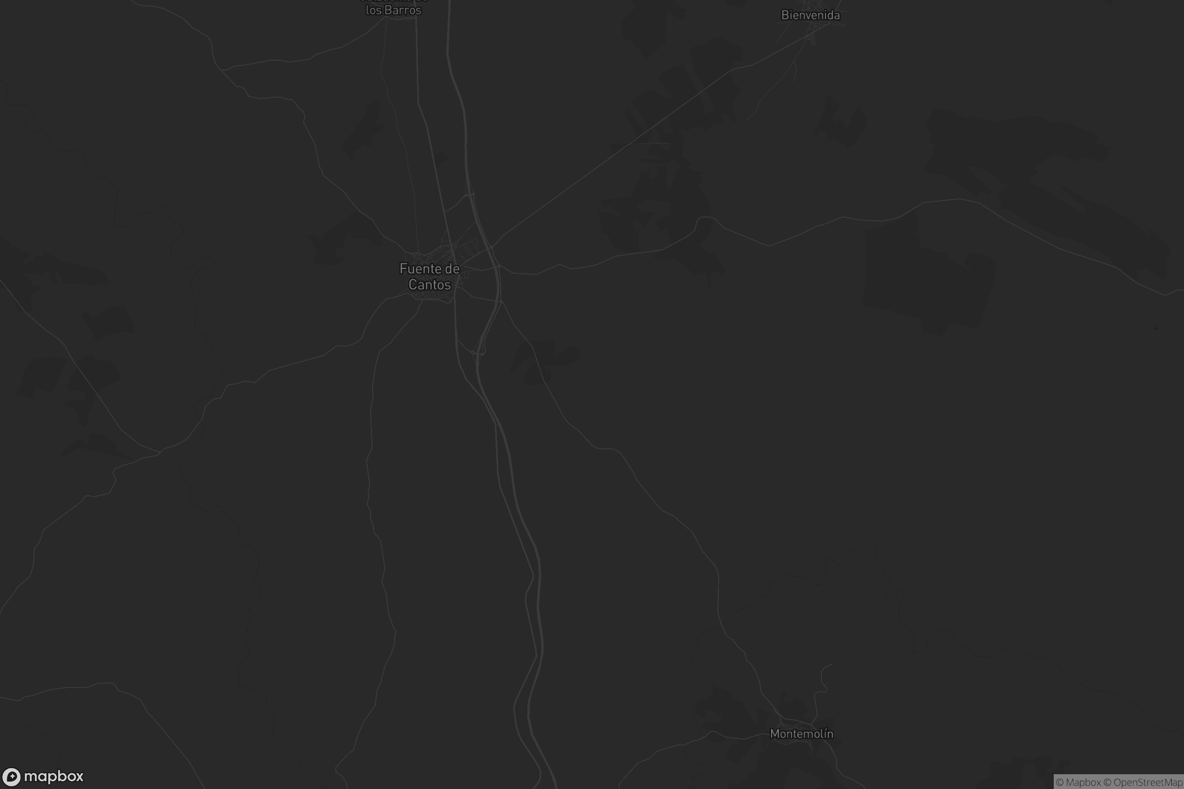 Mapa de Fuente de Cantos