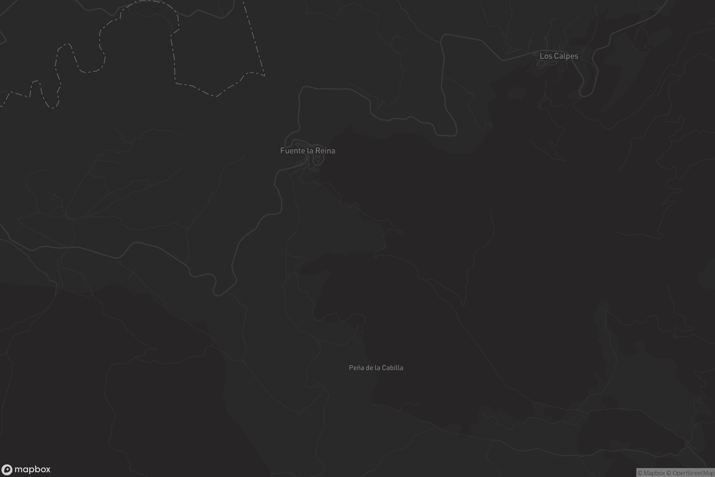 Mapa de Fuente la Reina