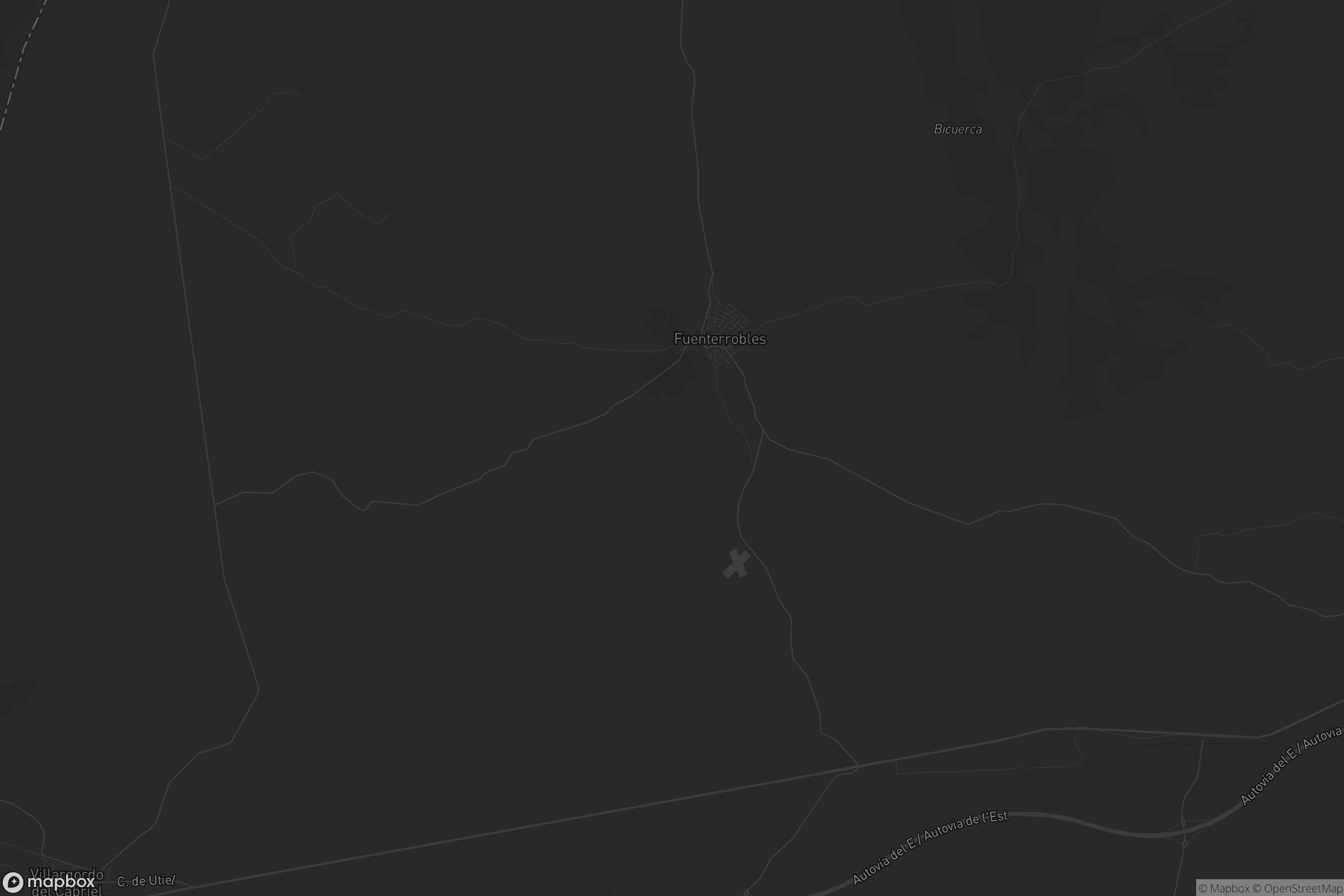 Mapa de Fuenterrobles