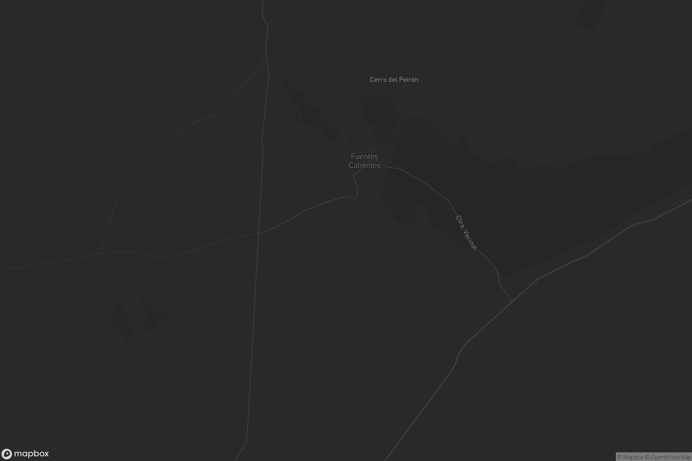 Mapa de Fuentes Calientes