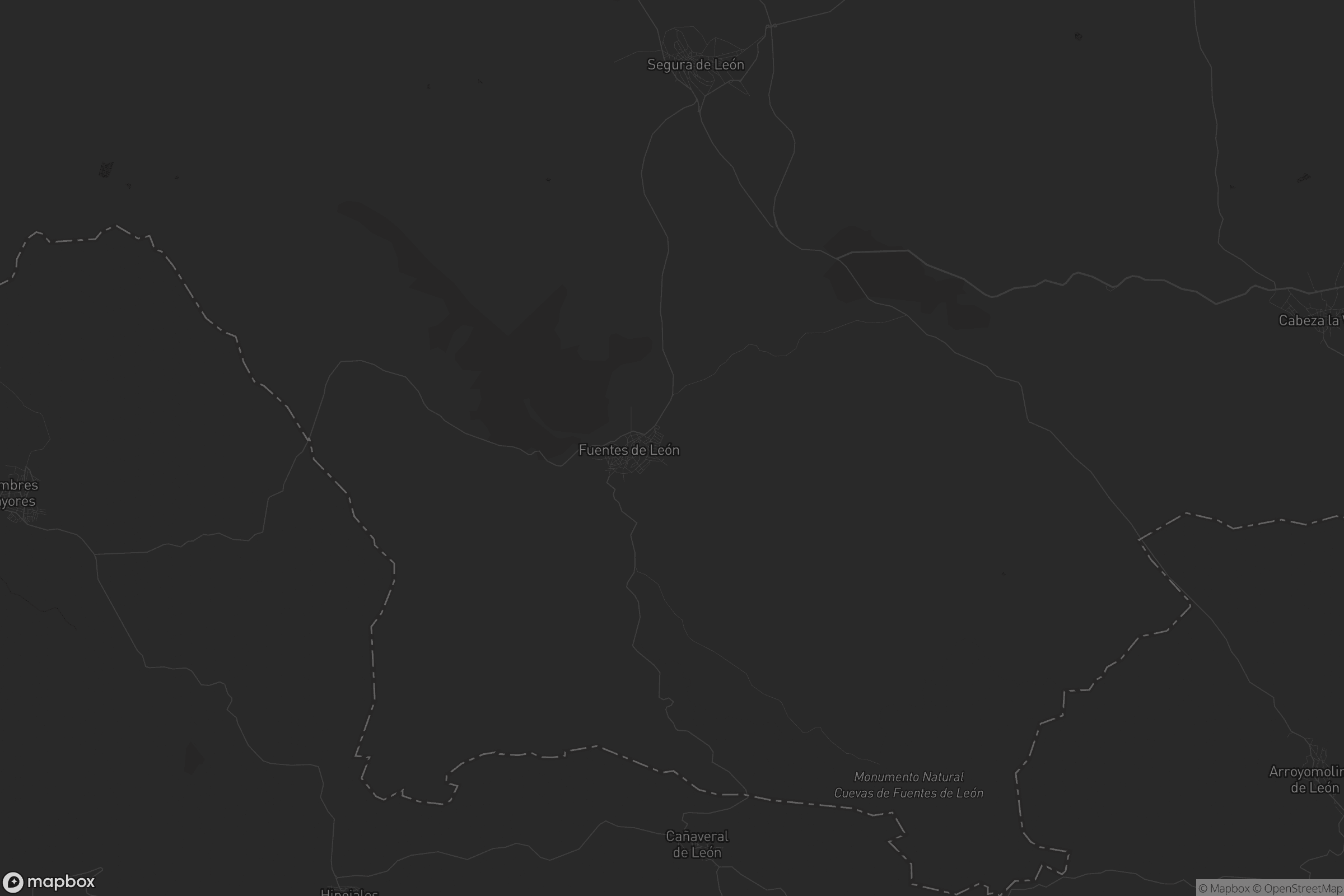 Mapa de Fuentes de León