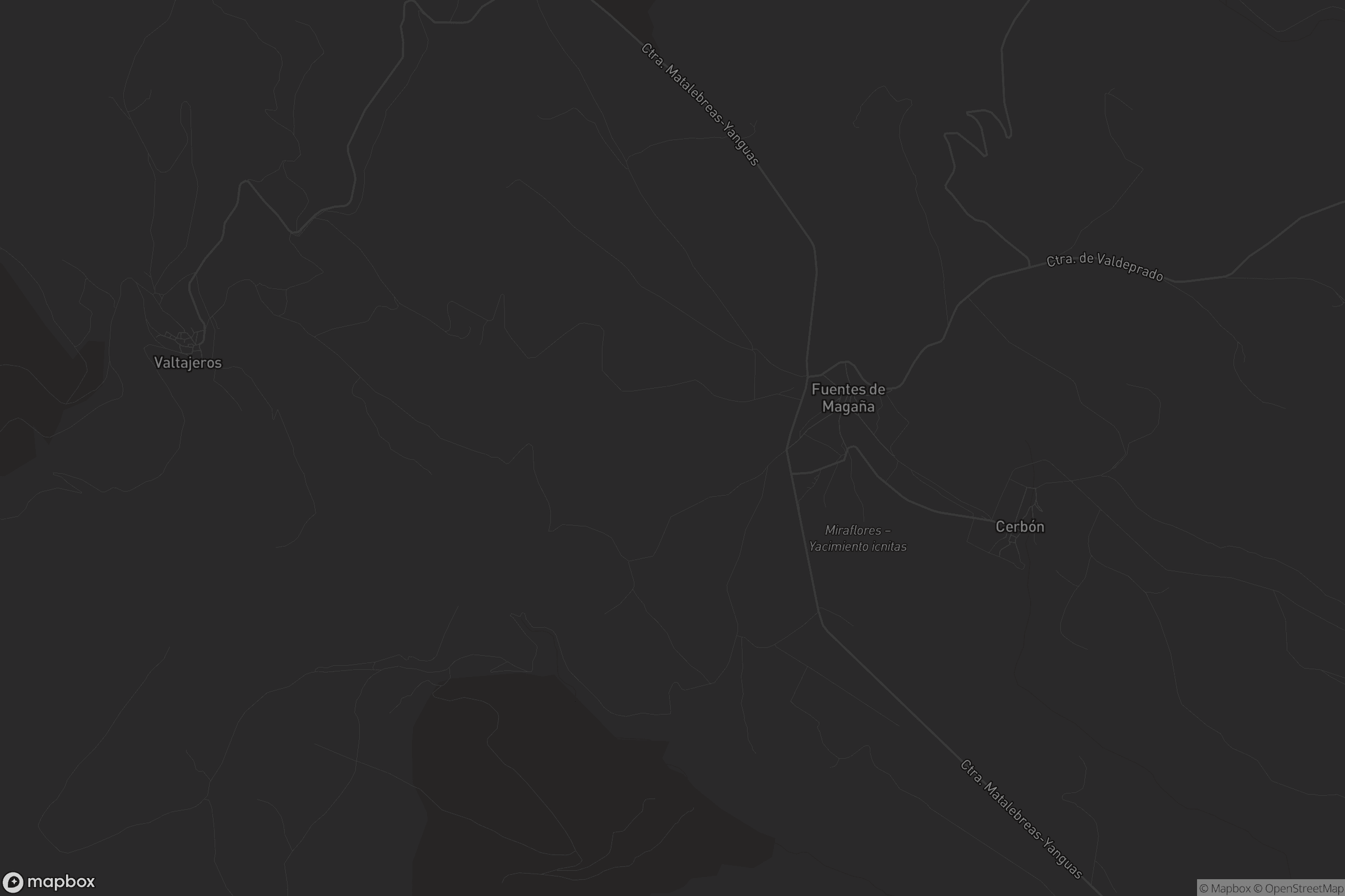 Mapa de Fuentes de Magaña