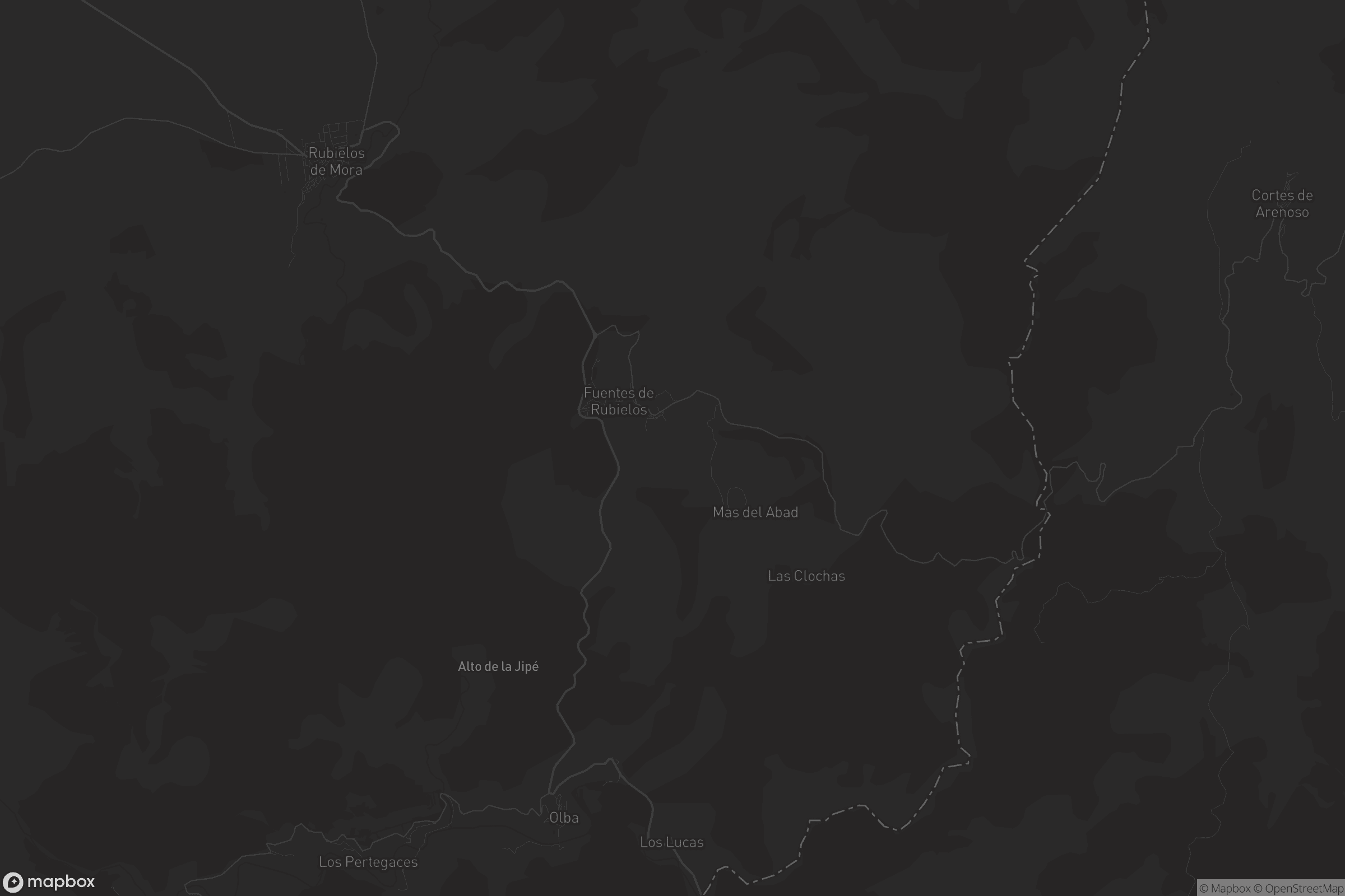 Mapa de Fuentes de Rubielos