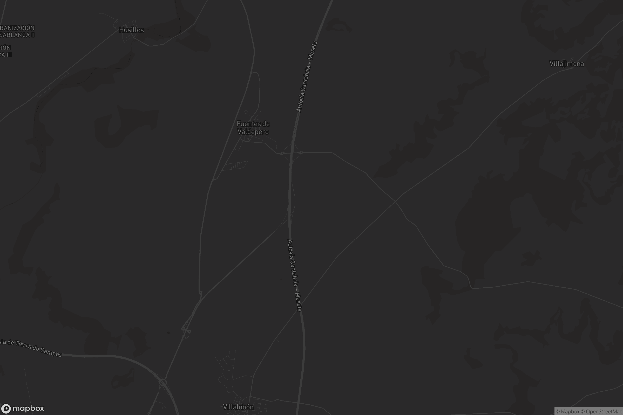 Mapa de Fuentes de Valdepero