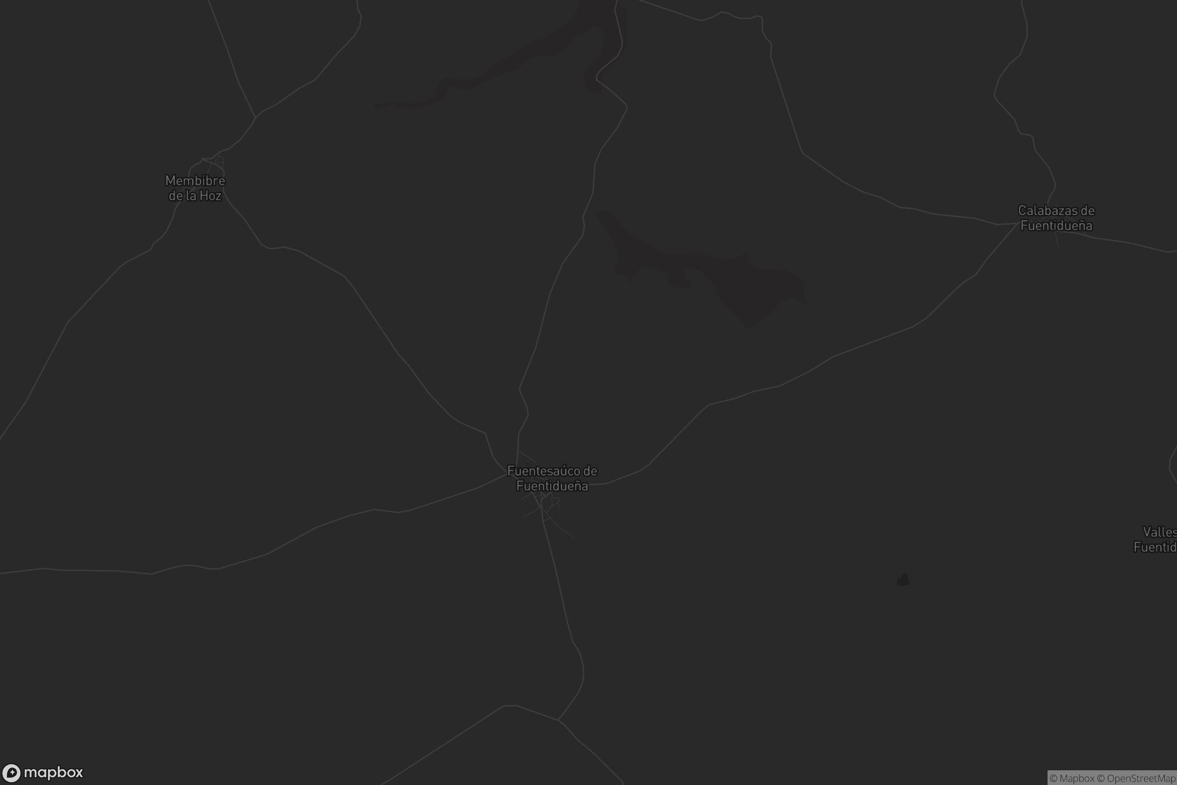 Mapa de Fuentesaúco de Fuentidueña