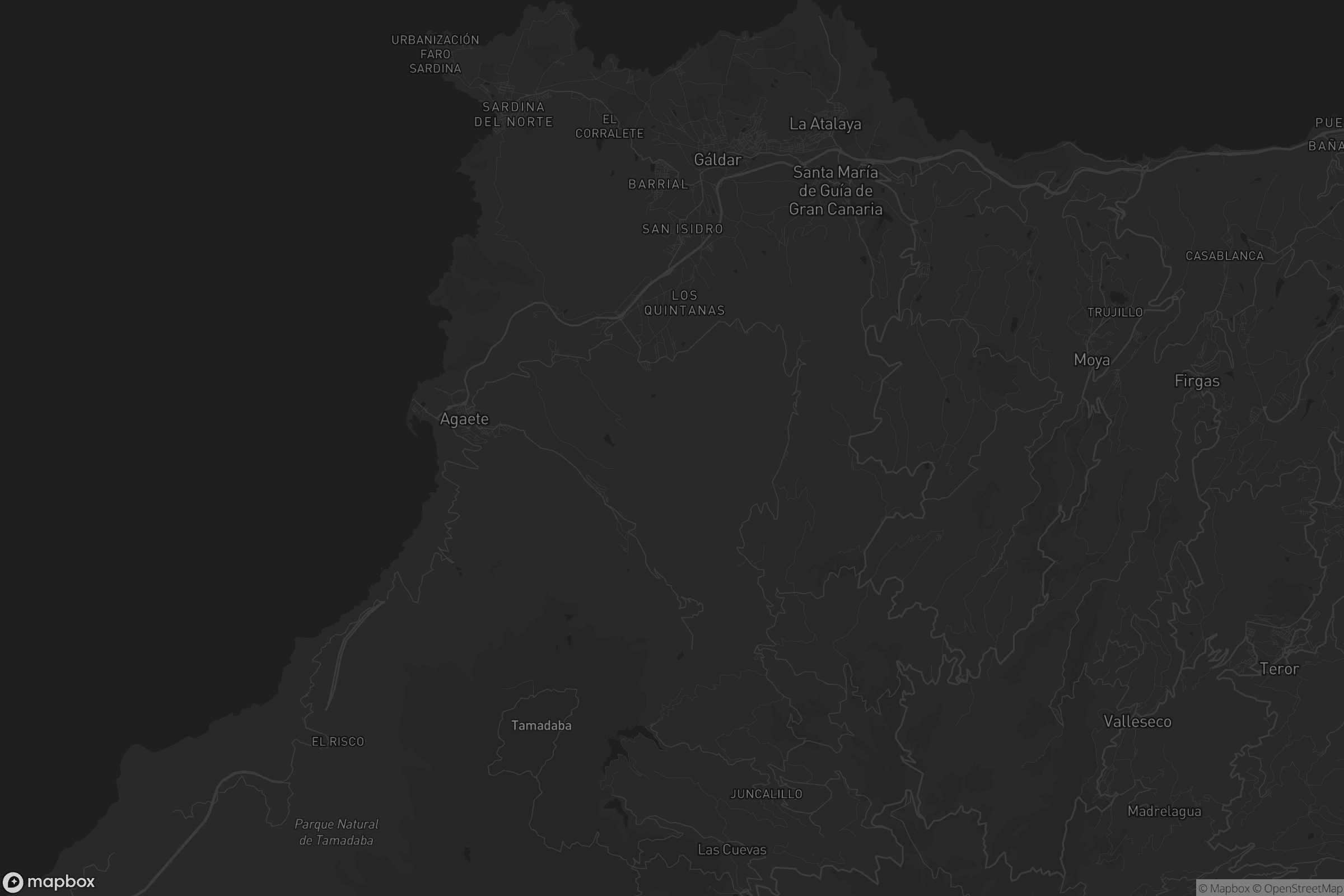 Mapa de Gáldar