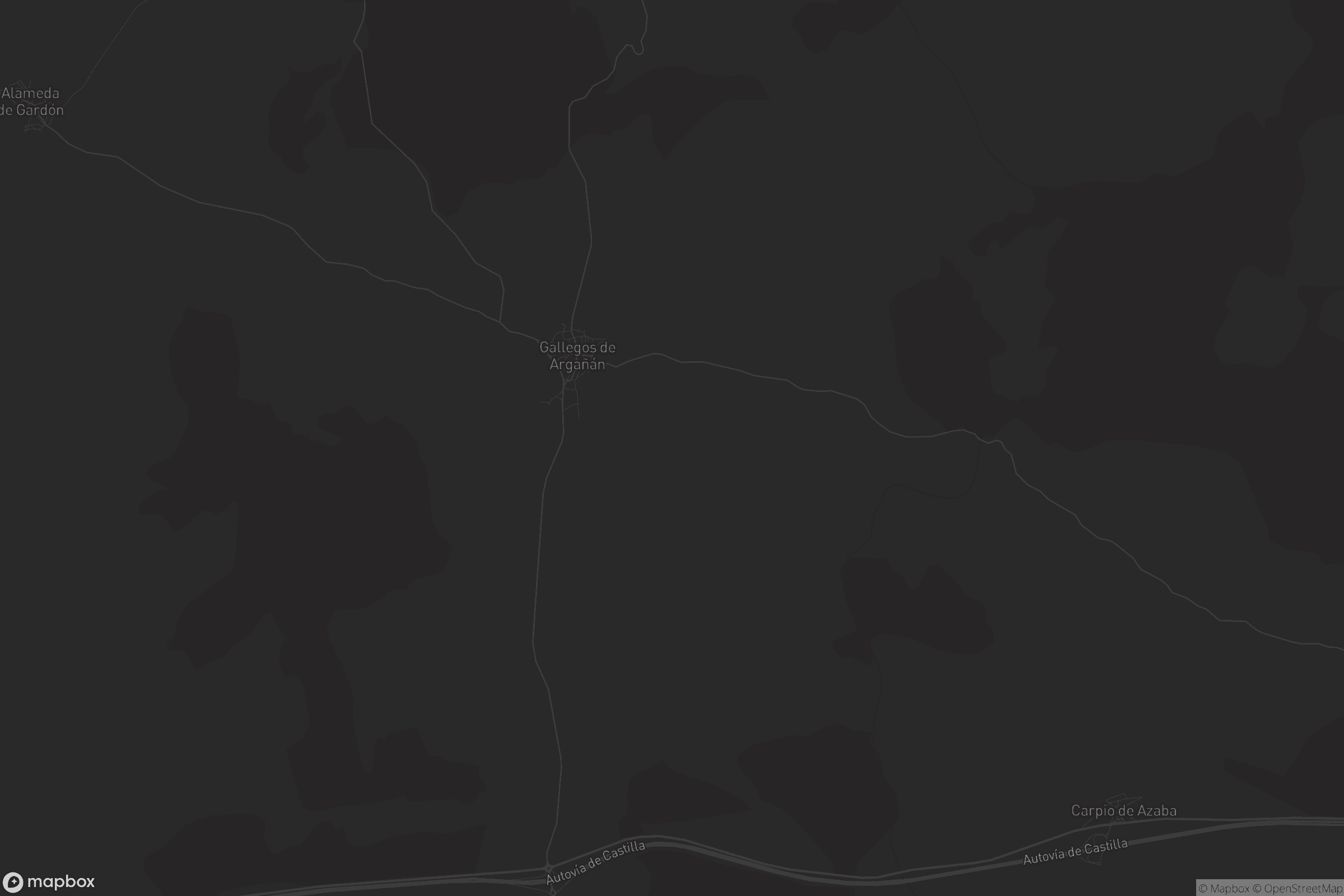 Mapa de Gallegos de Argañán