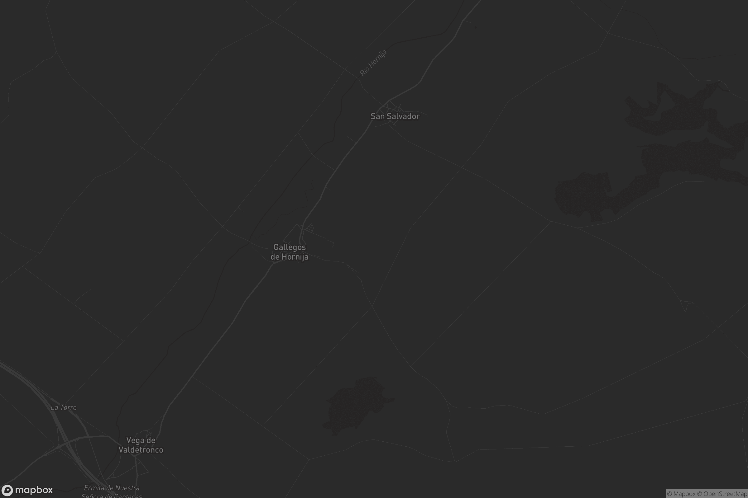 Mapa de Gallegos de Hornija