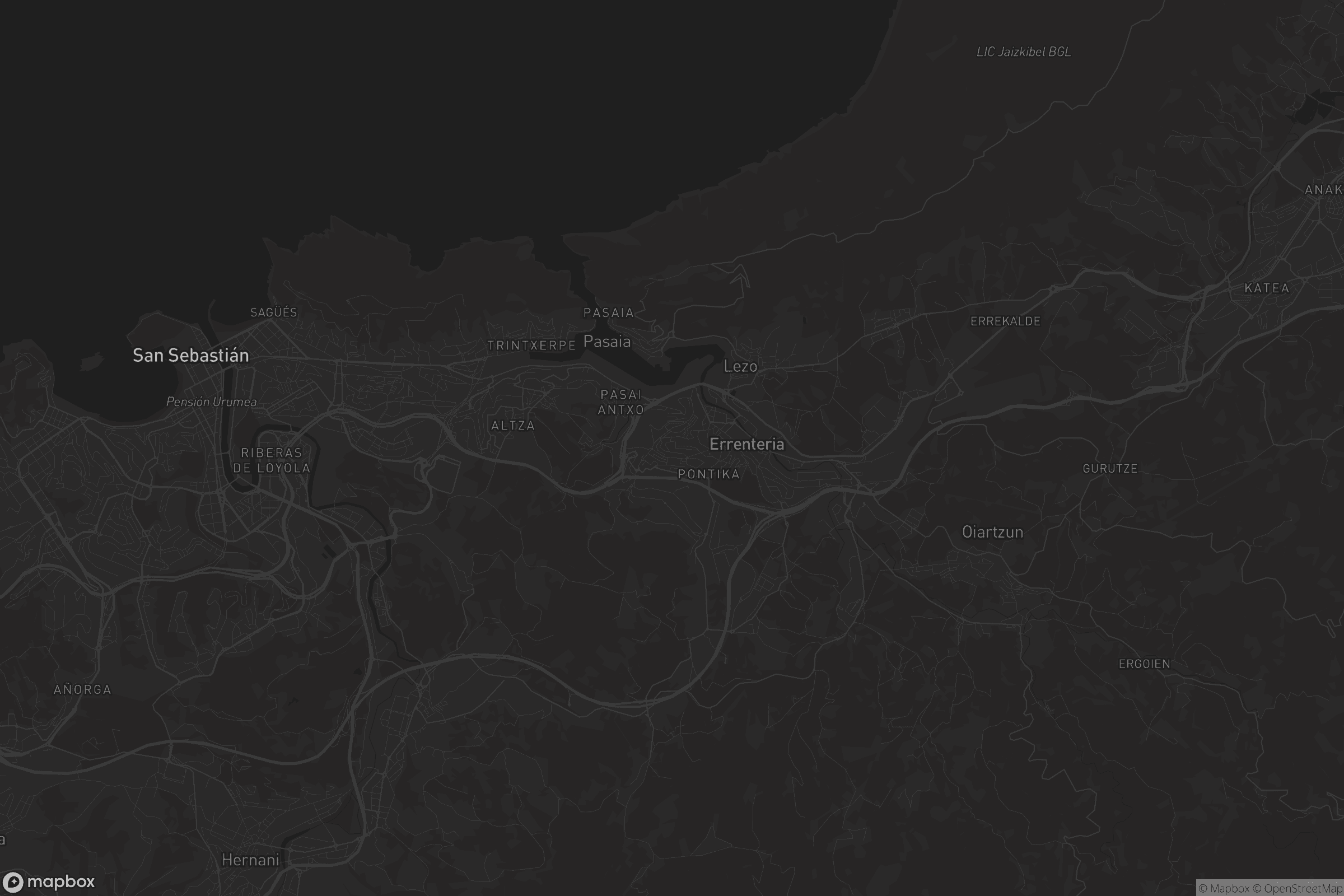 Mapa de Galtzaraborda
