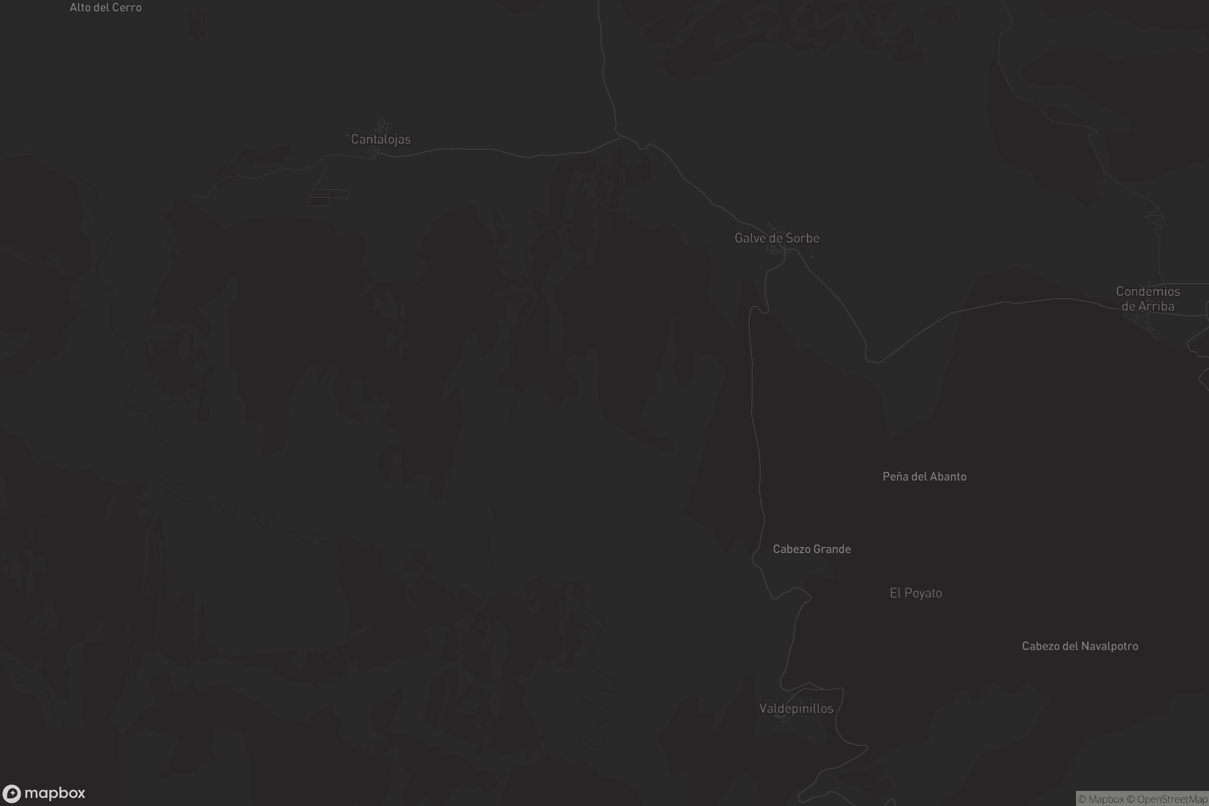 Mapa de Galve de Sorbe