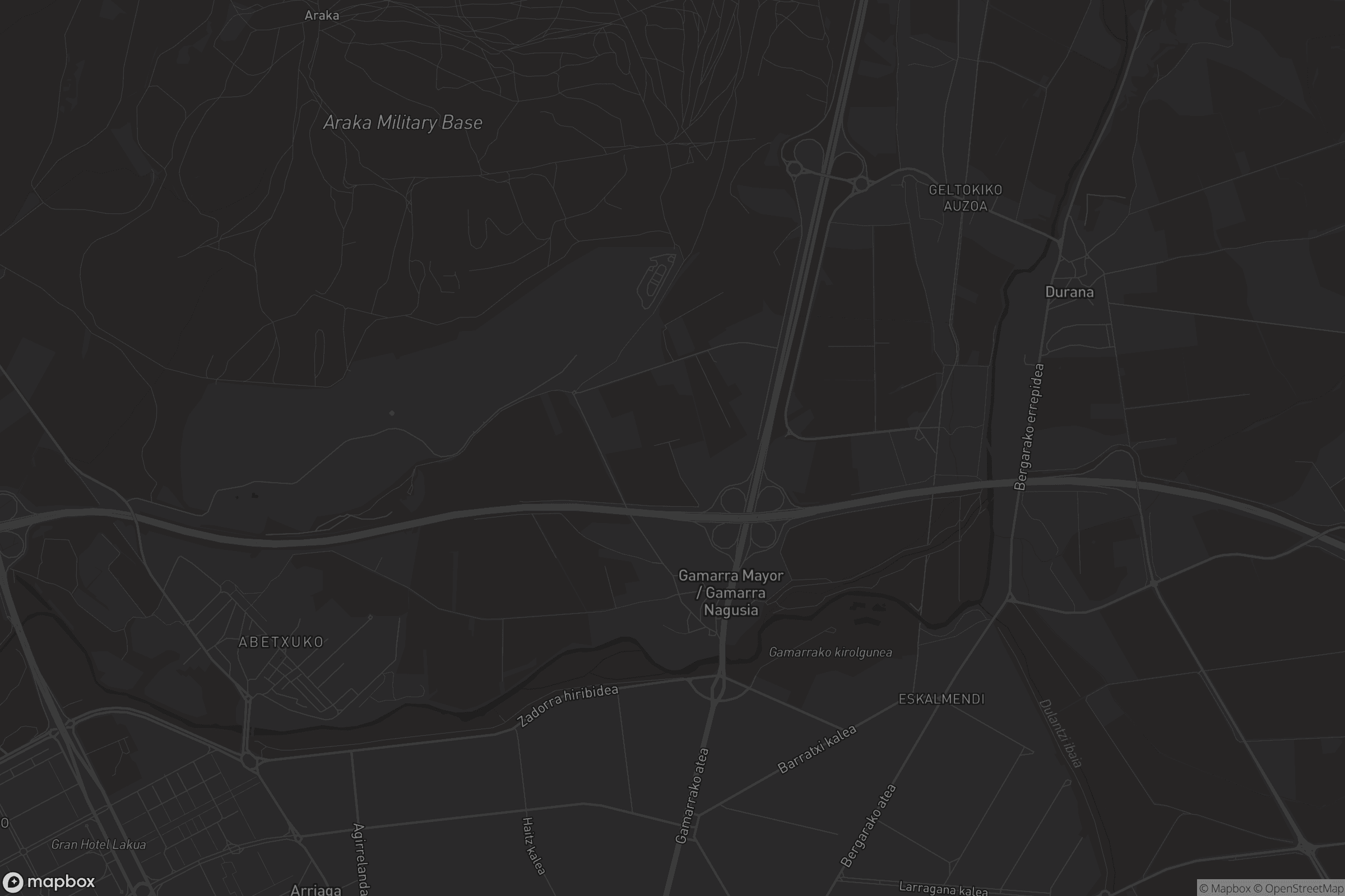 Mapa de Gamarra Mayor / Gamarra Nagusia