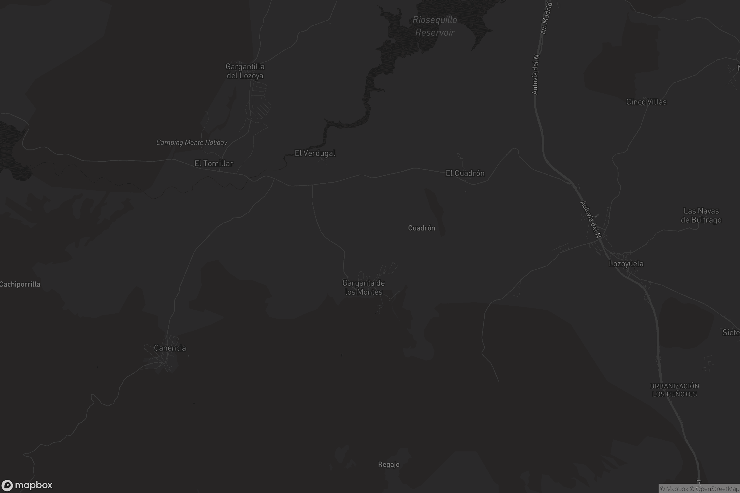 Mapa de Garganta de los Montes