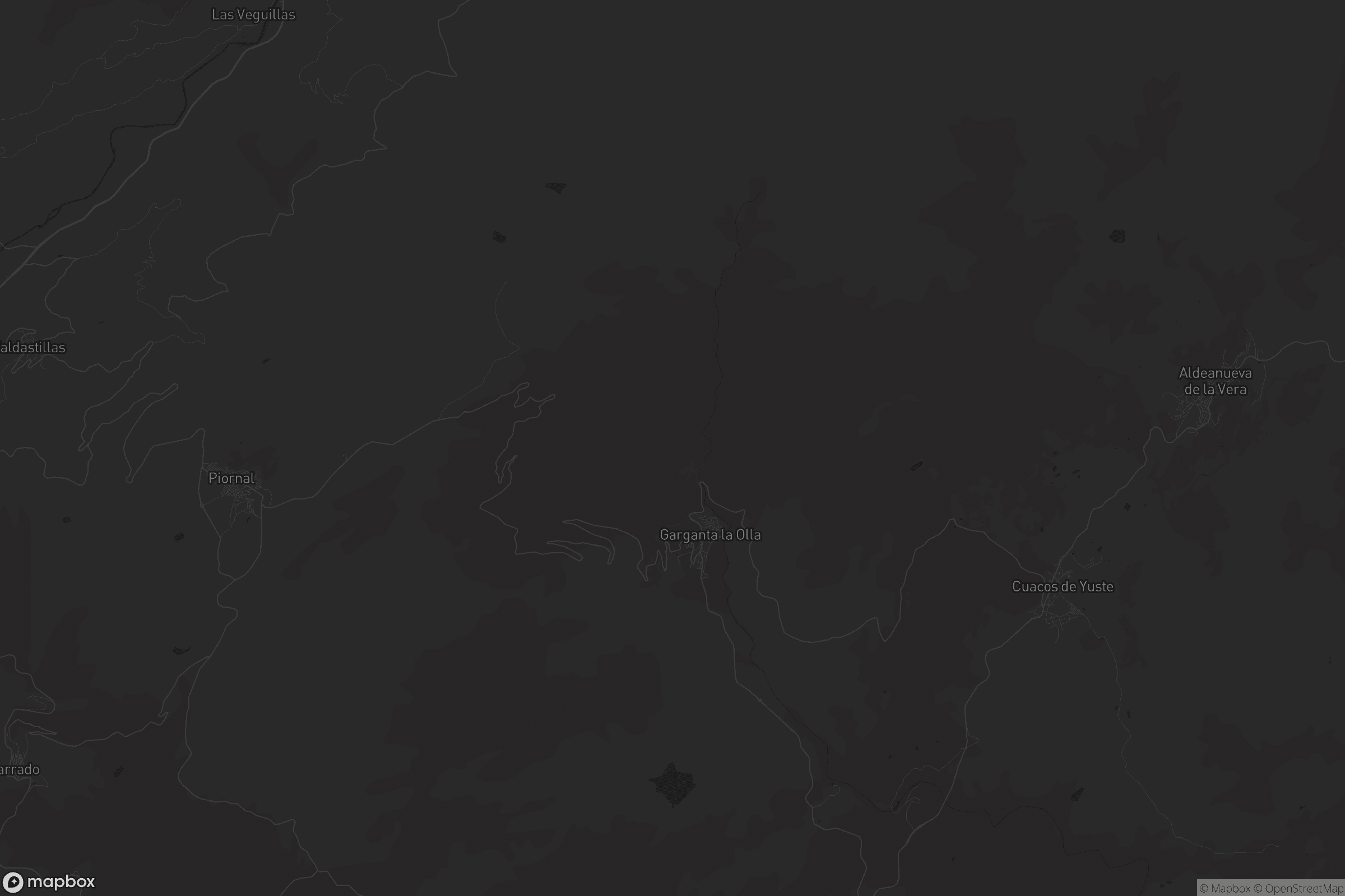 Mapa de Garganta la Olla