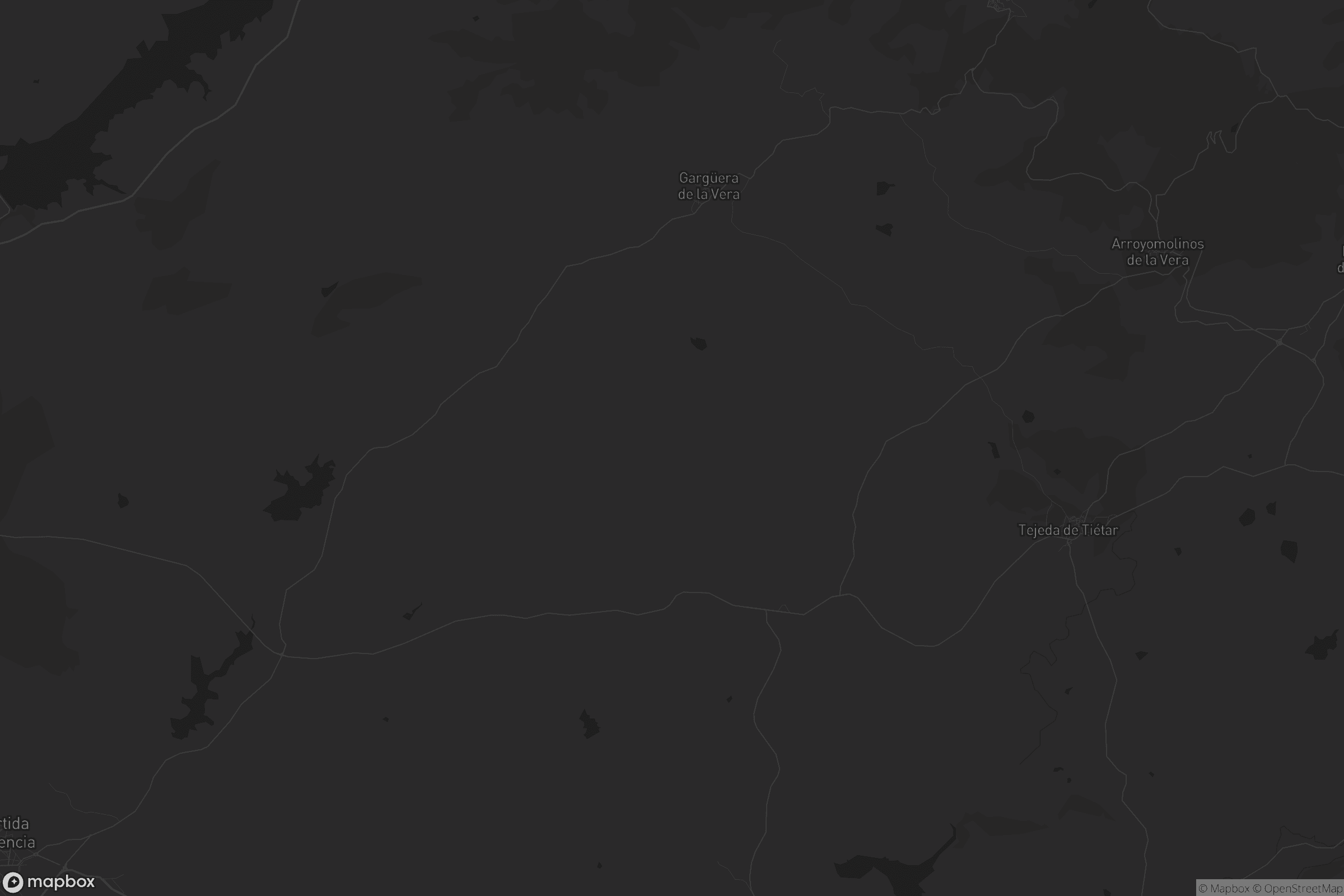 Mapa de Gargüera de la Vera