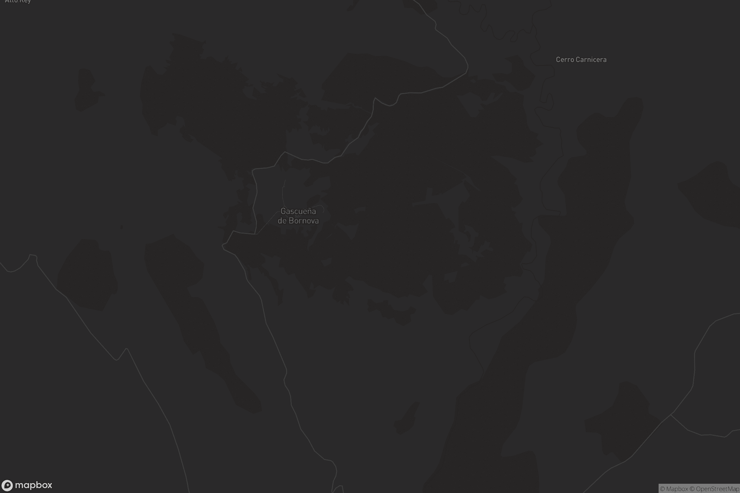 Mapa de Gascueña de Bornova
