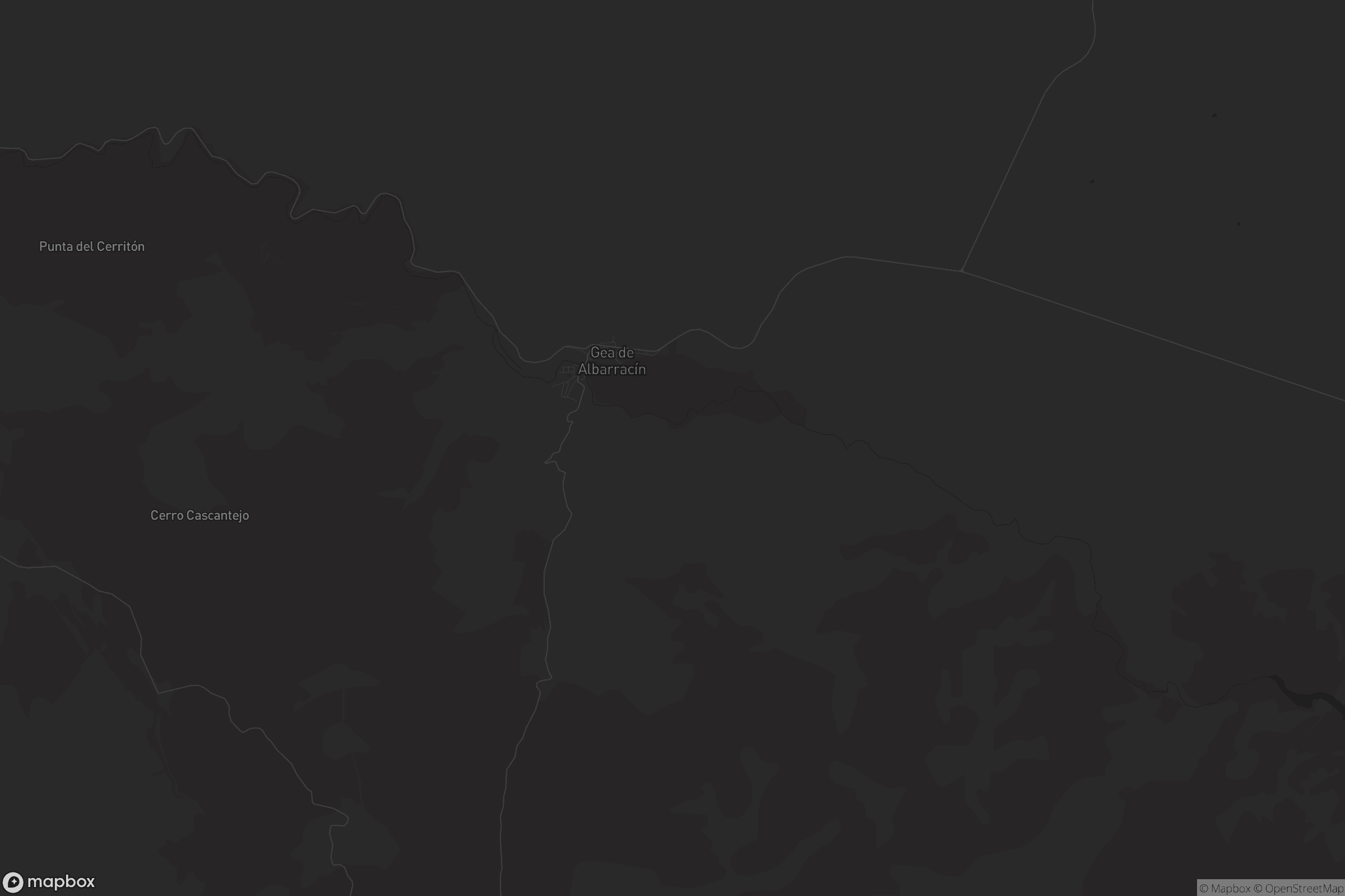Mapa de Gea de Albarracín