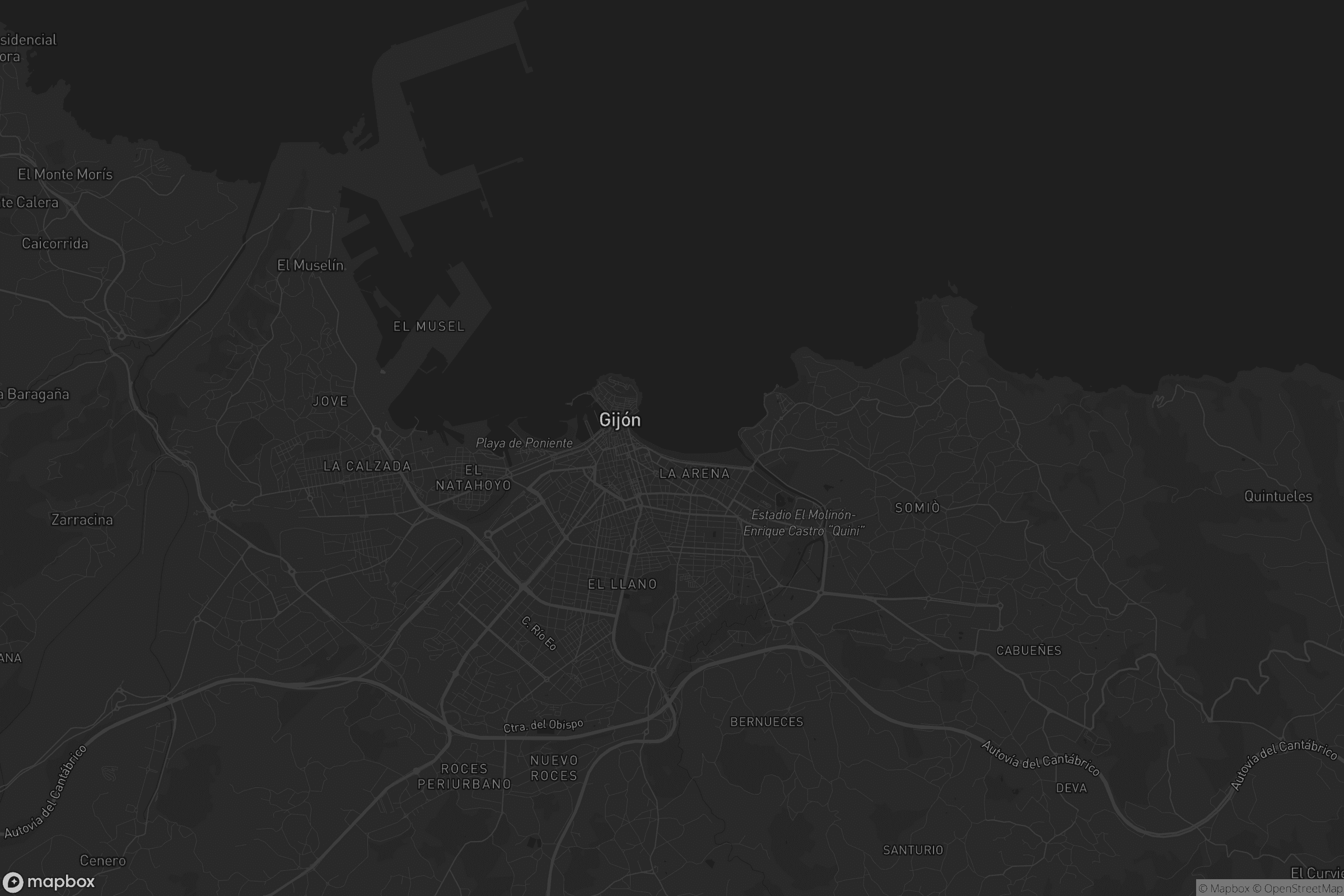 Mapa de Gijón / Xixón