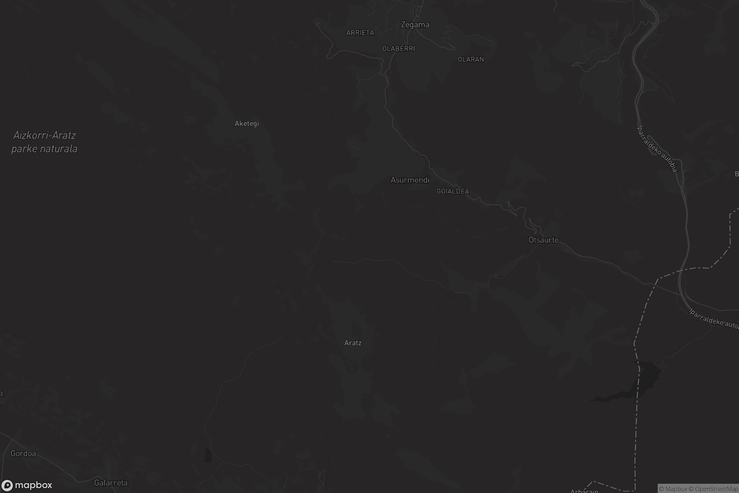 Mapa de Gipuzkoa eta Arabako Partzuergo Orokorra