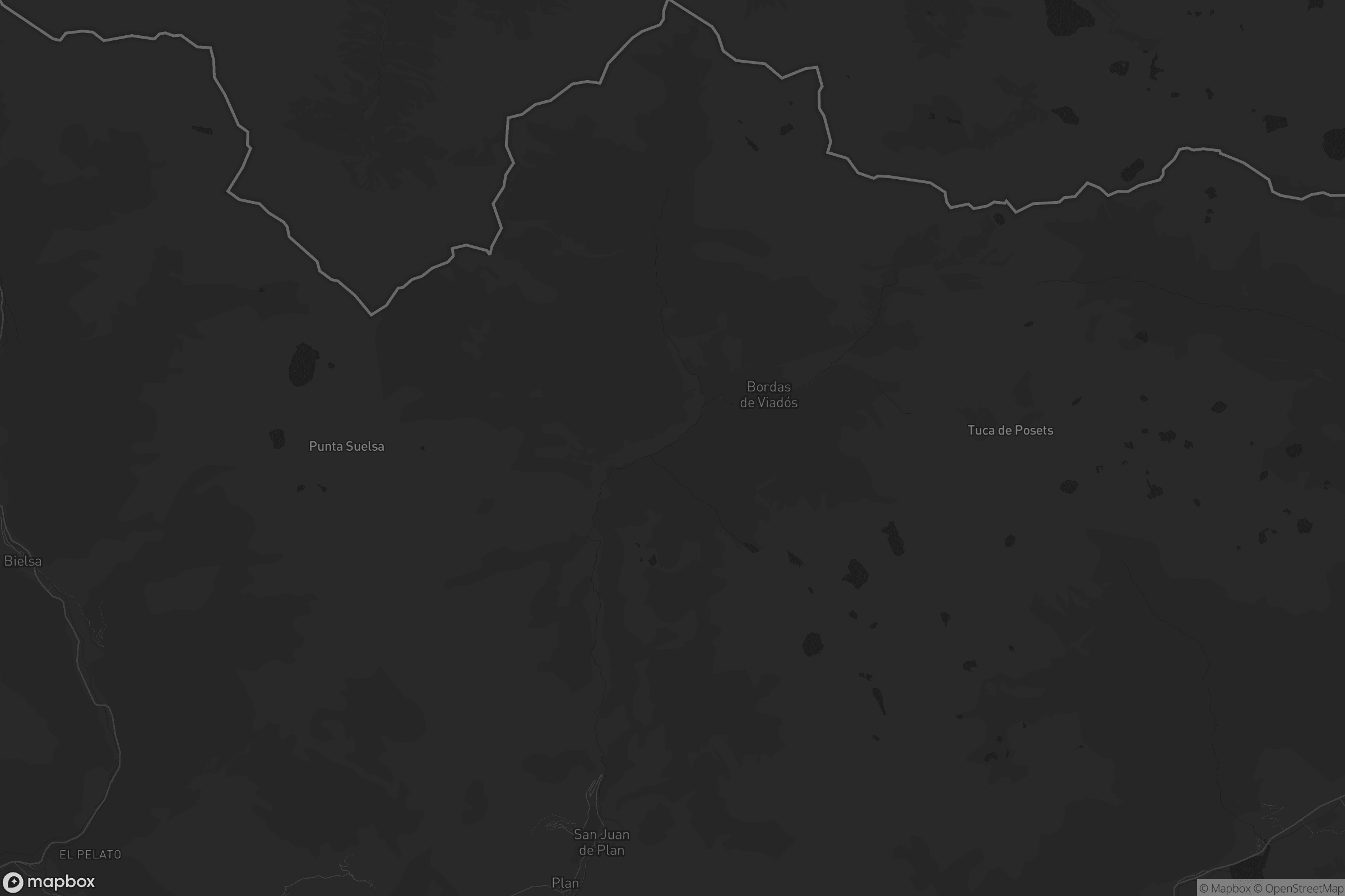 Mapa de Gistaín/Chistén