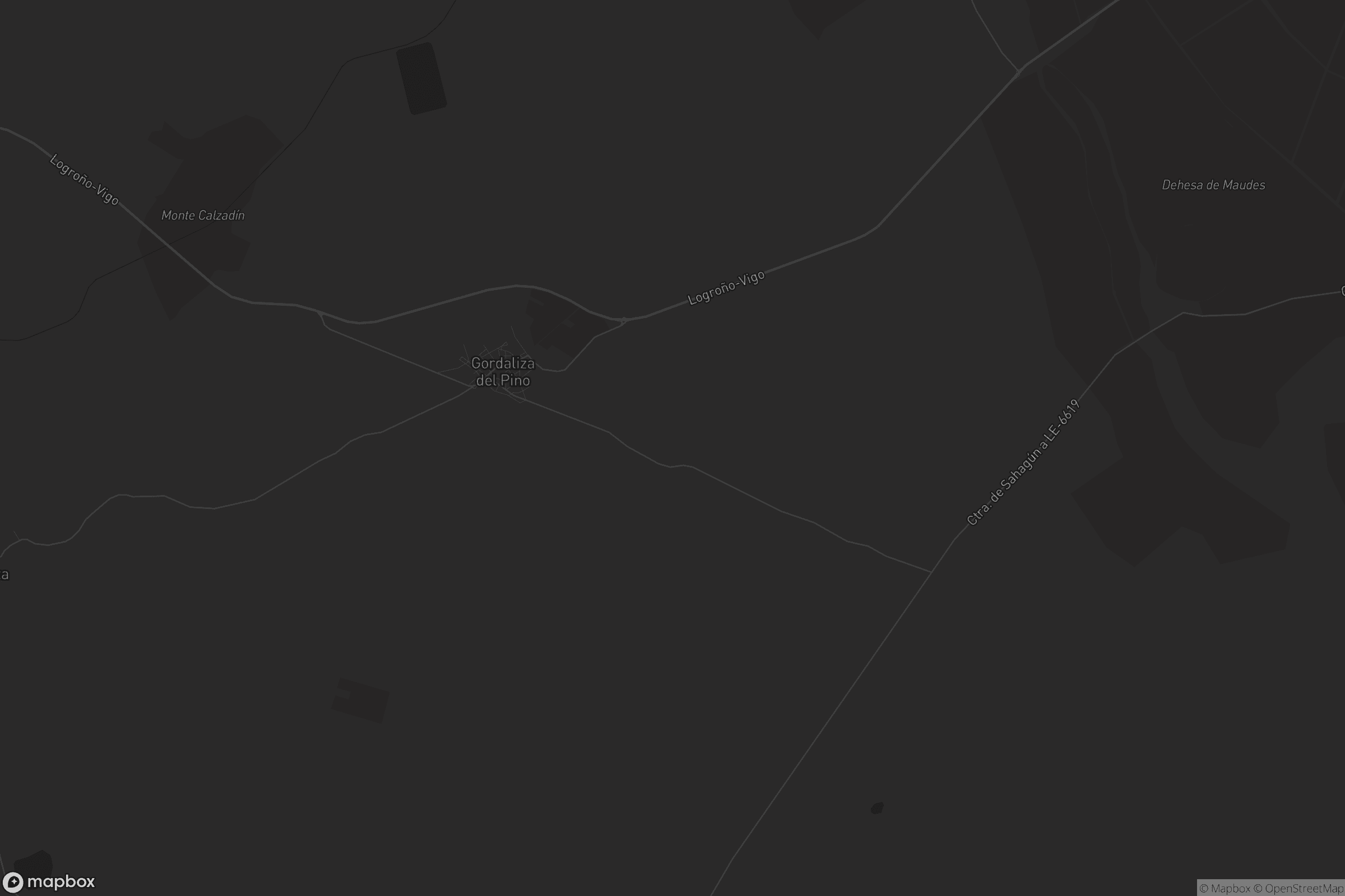 Mapa de Gordaliza del Pino