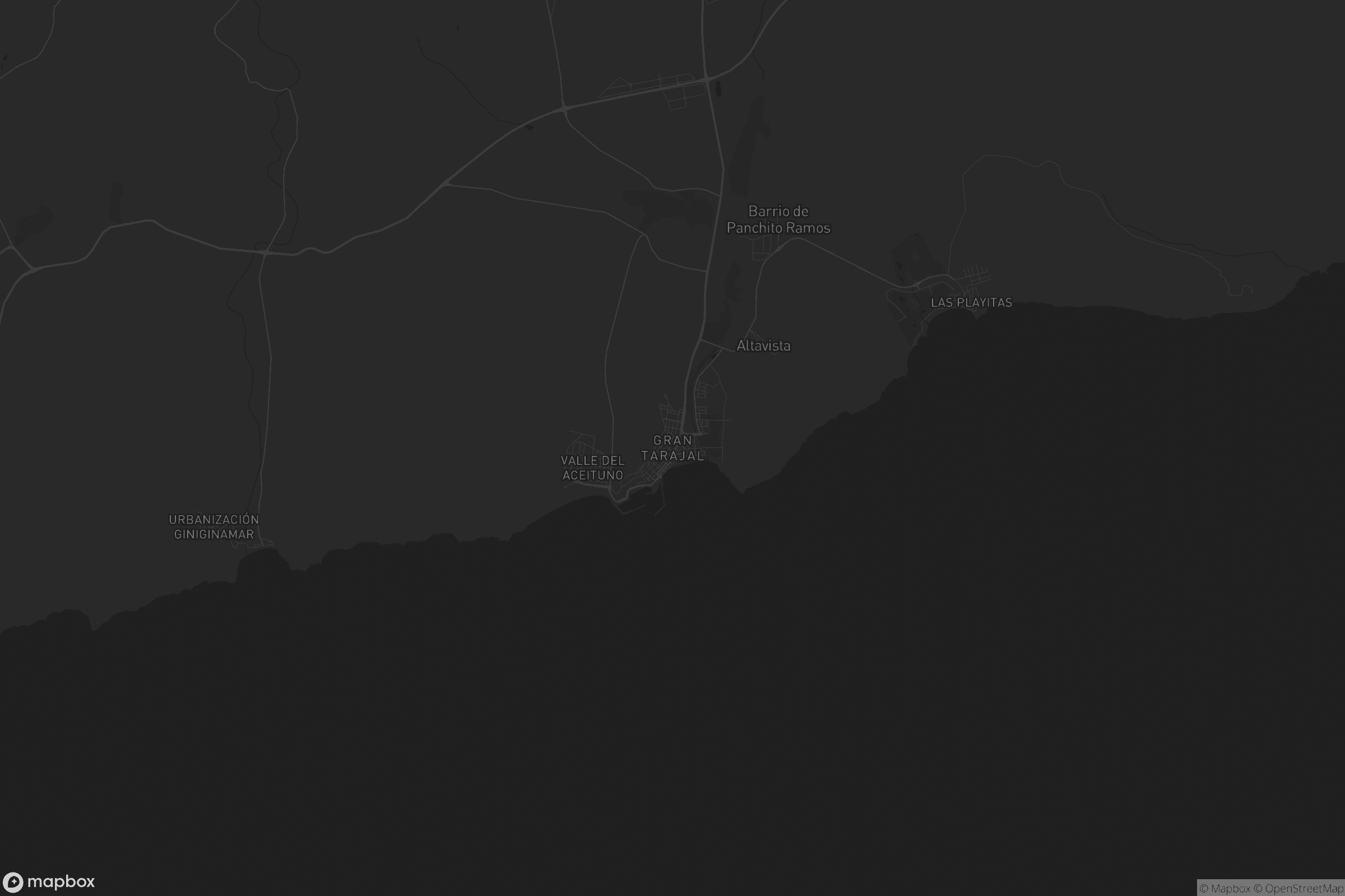 Mapa de Gran Tarajal