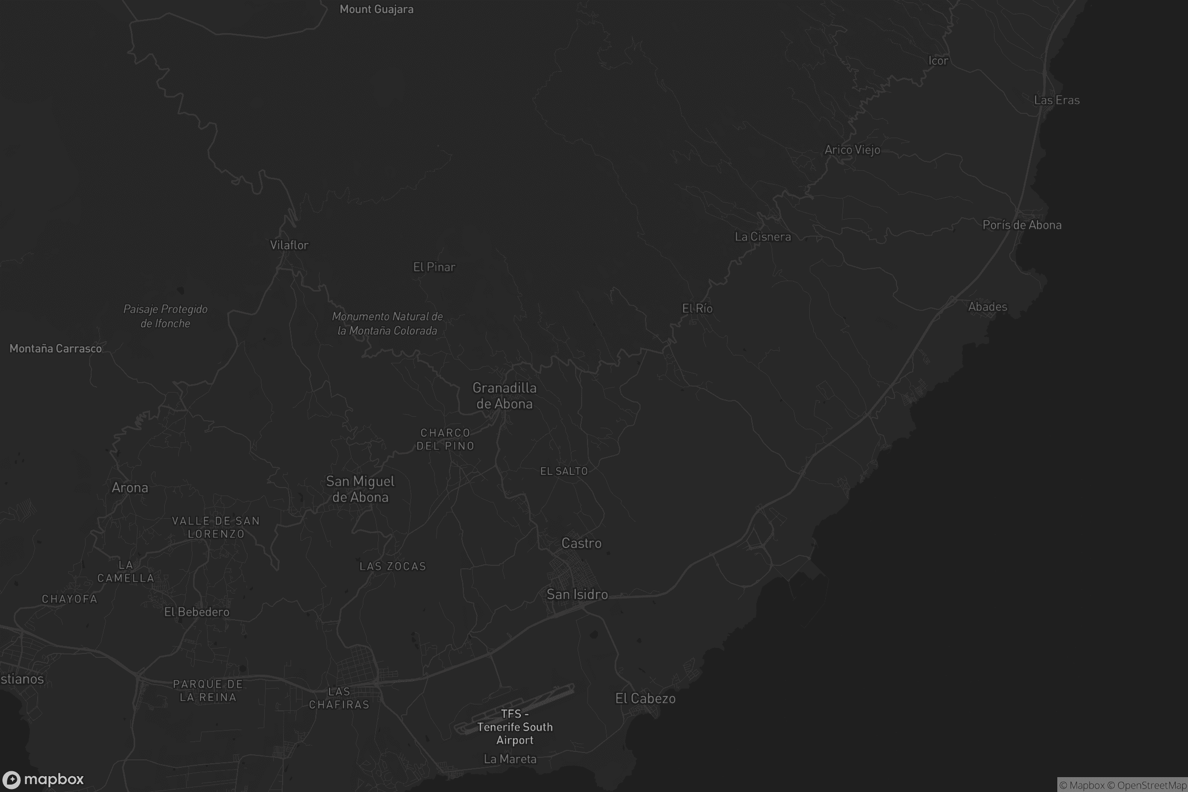Mapa de Granadilla de Abona