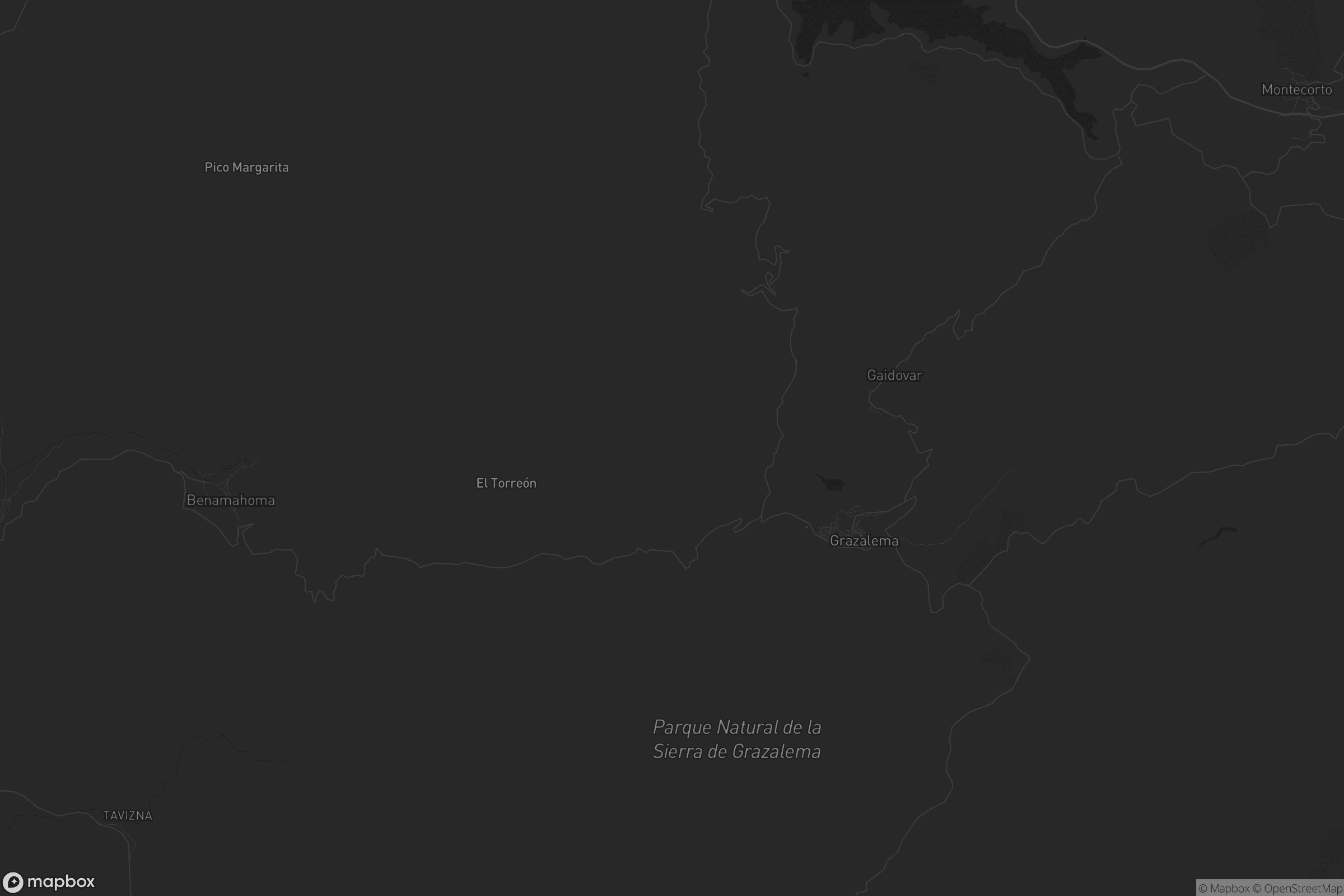 Mapa de Grazalema