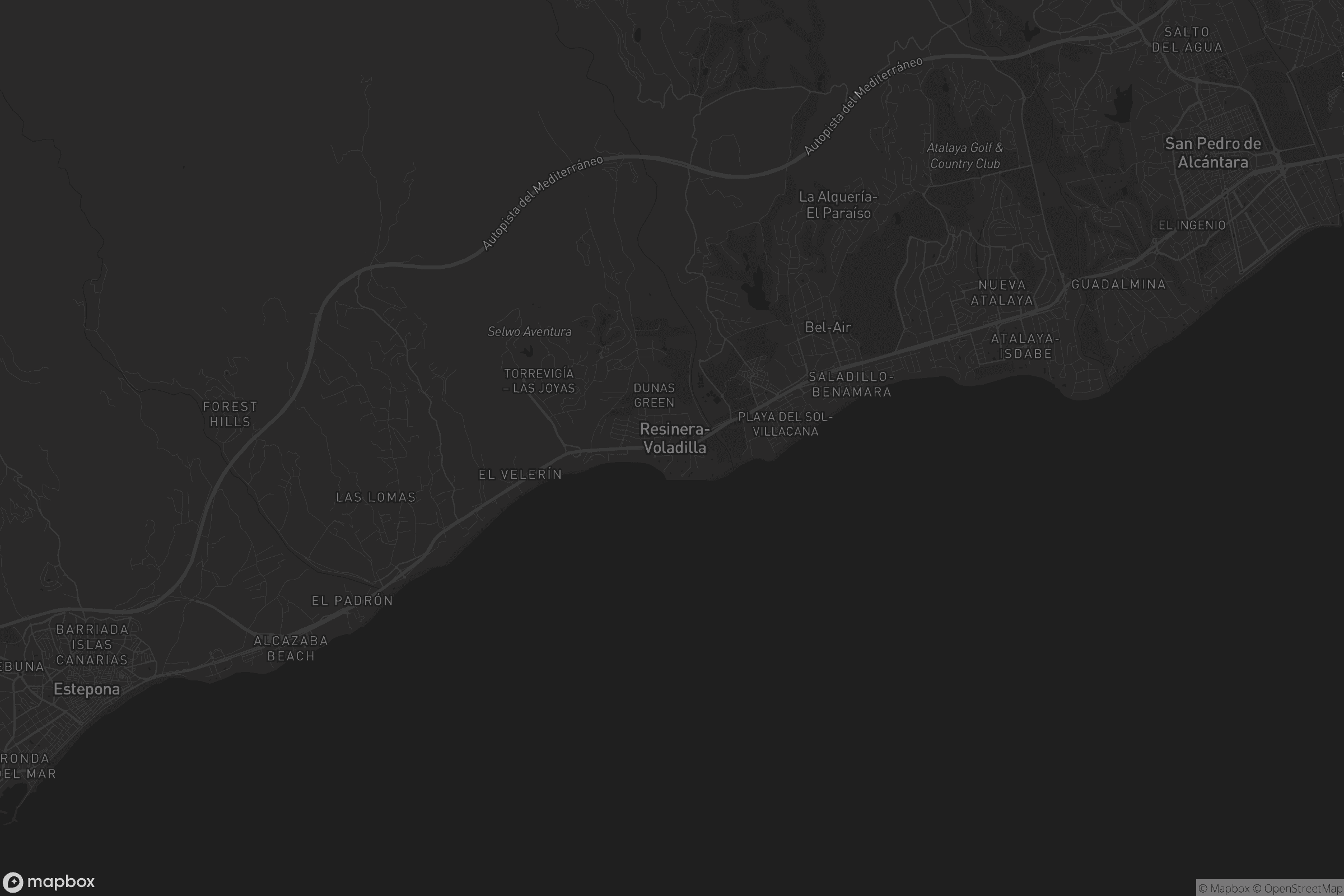 Mapa de Guadalmansa Playa