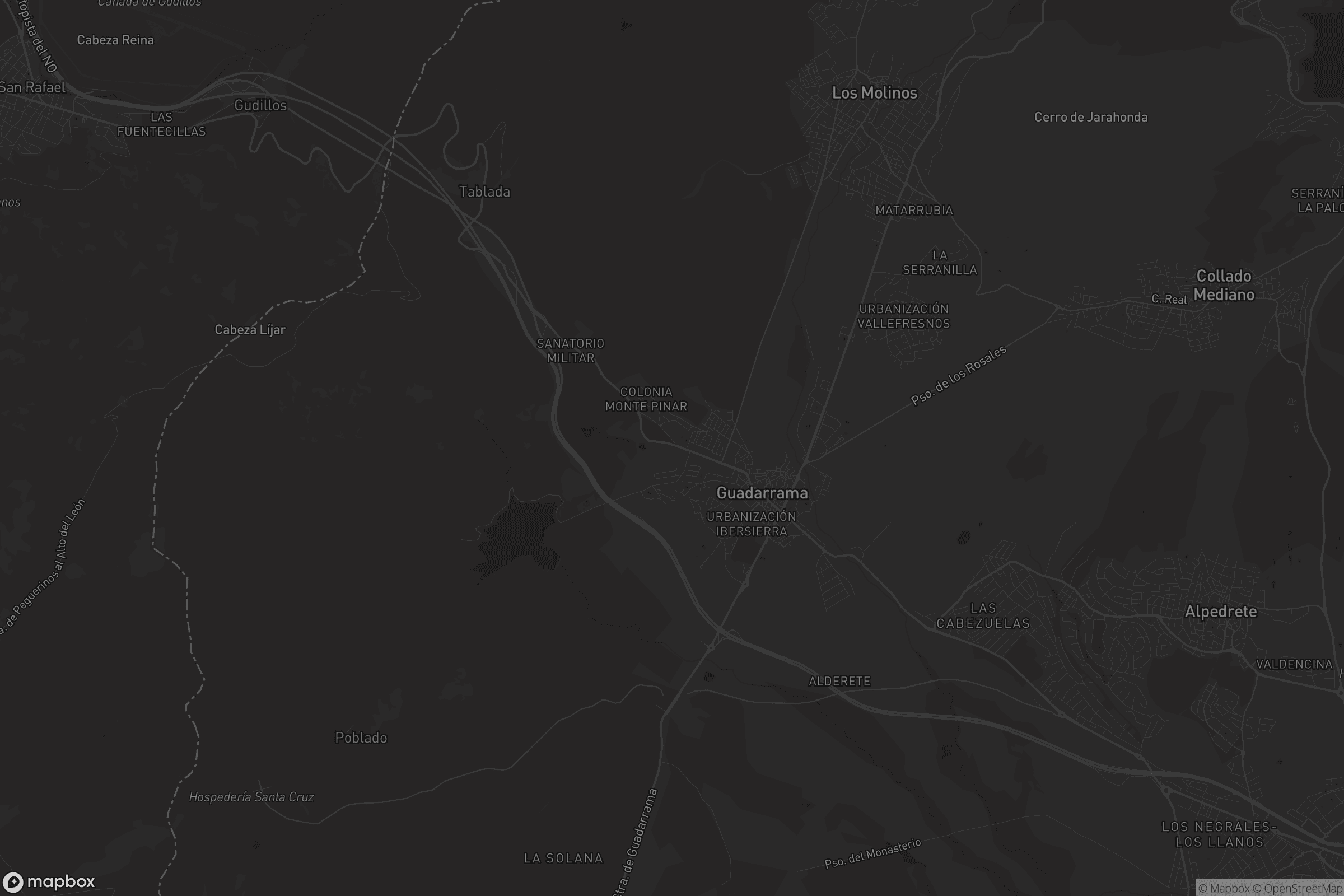 Mapa de Guadarrama
